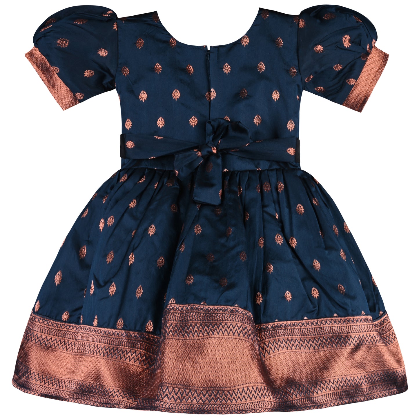 Buy Premium Baby Girls Ethnic Silk Pattu Pavadai Dress