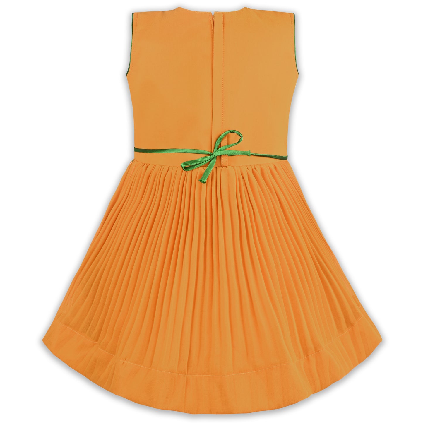 Girls Floral Print Fit and Flare Frock Dress