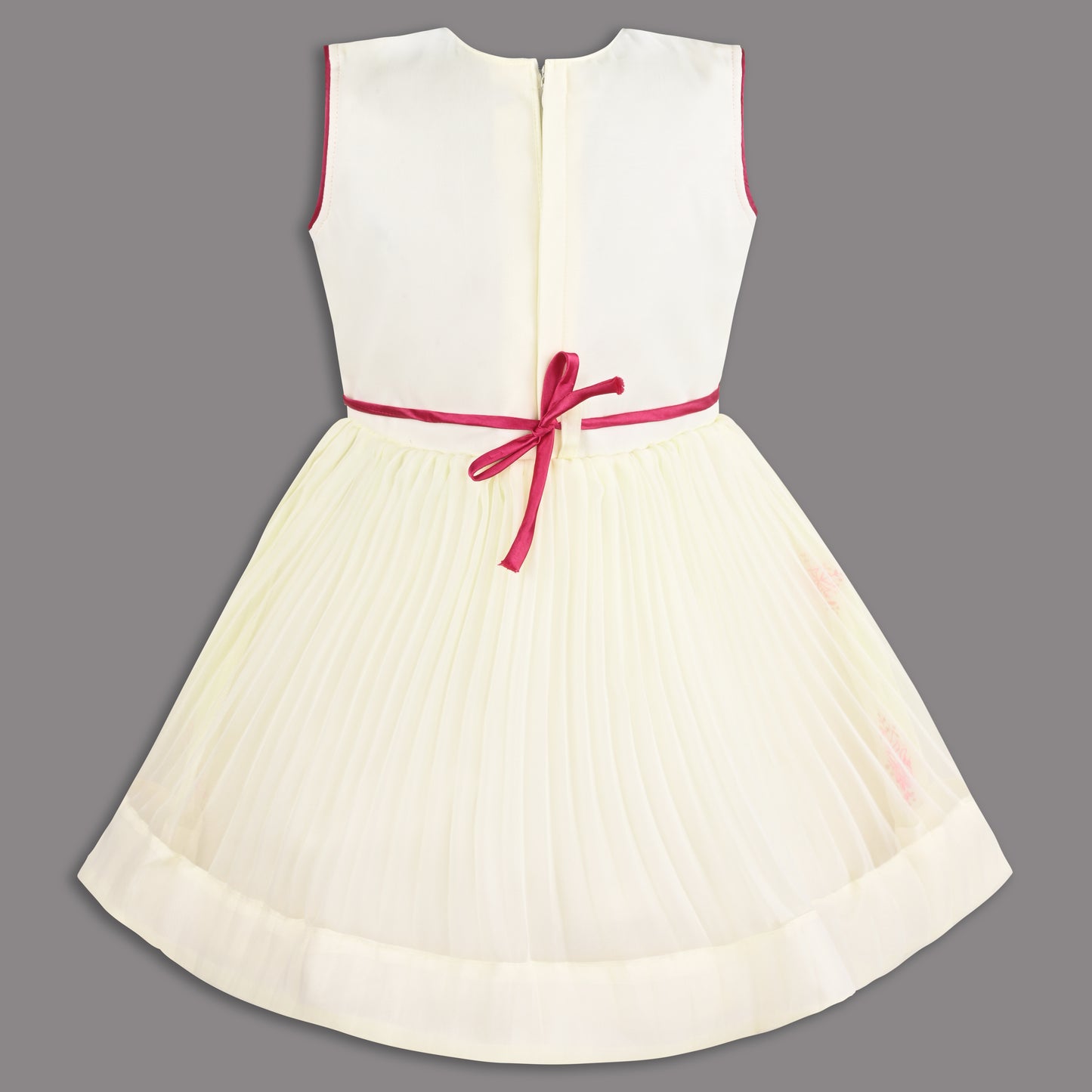Girls Floral Print Fit and Flare Frock Dress
