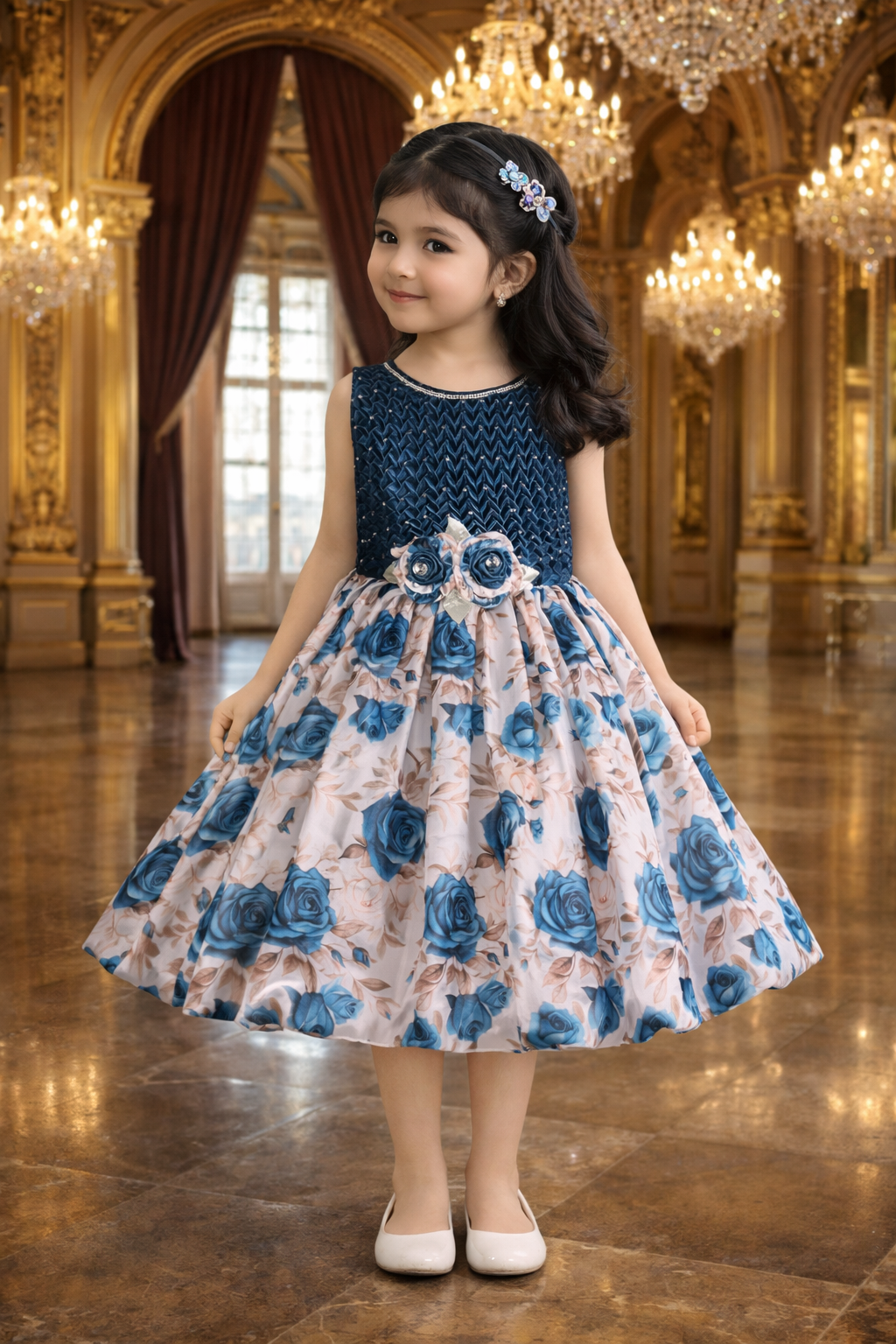 Baby Girls Party Wear Dress/Floral Dress