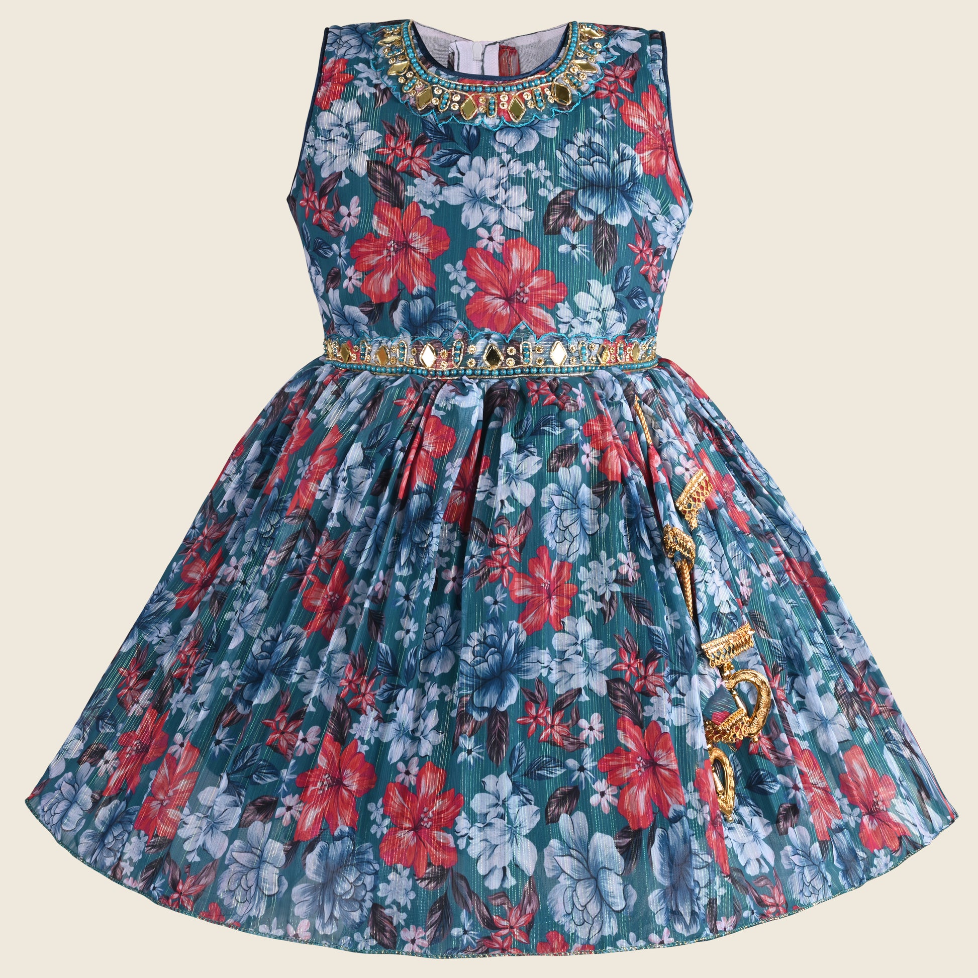 Buy Premium Baby Girls Floral Chiffon Summer Dress Online