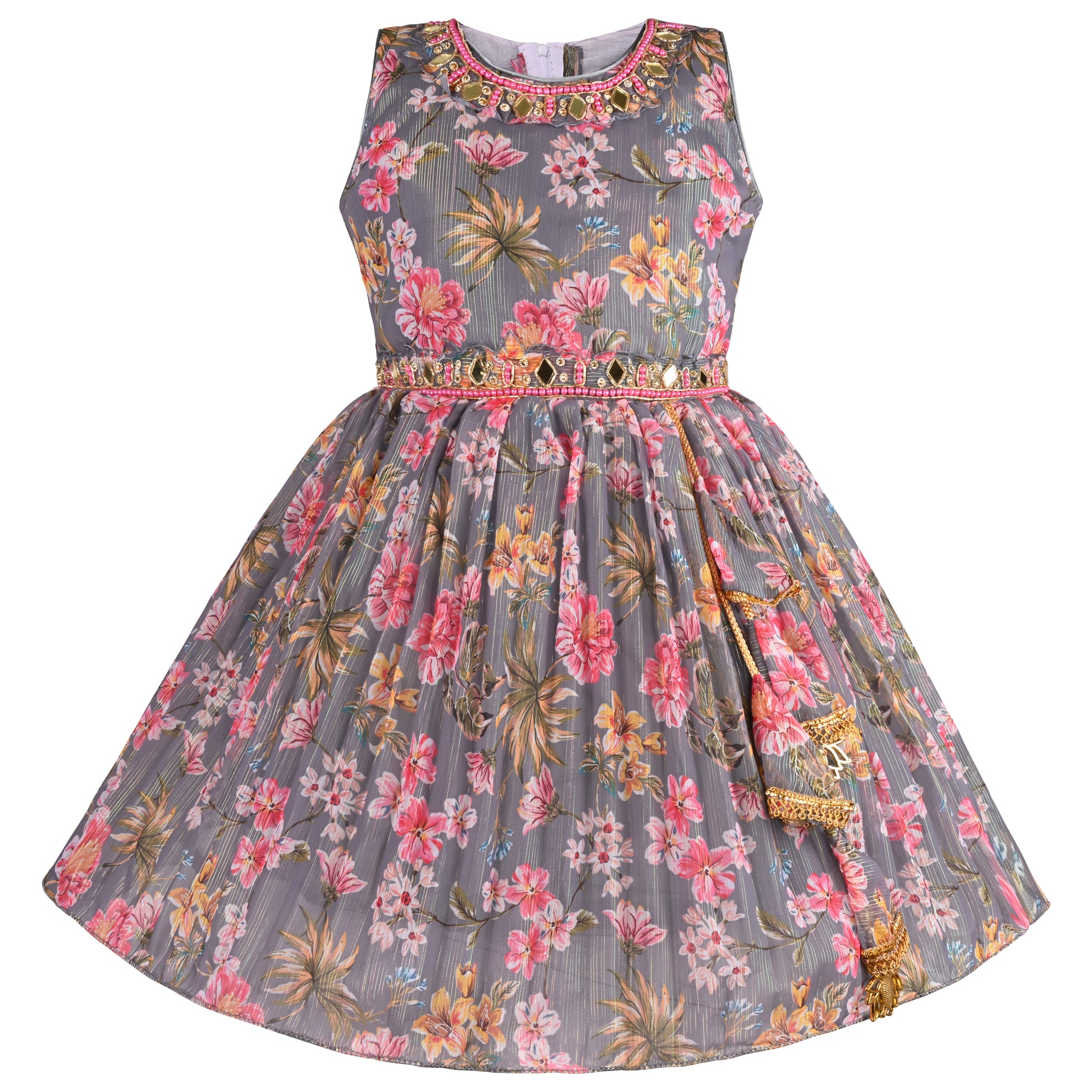 Buy Premium Baby Girls Floral Chiffon Summer Dress Online