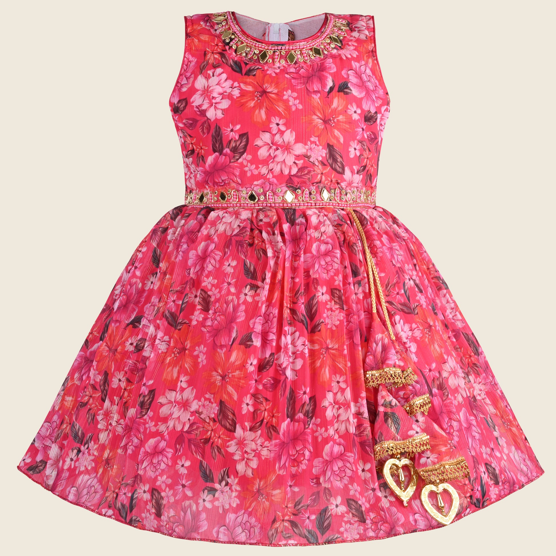 Buy Premium Baby Girls Floral Chiffon Summer Dress Online