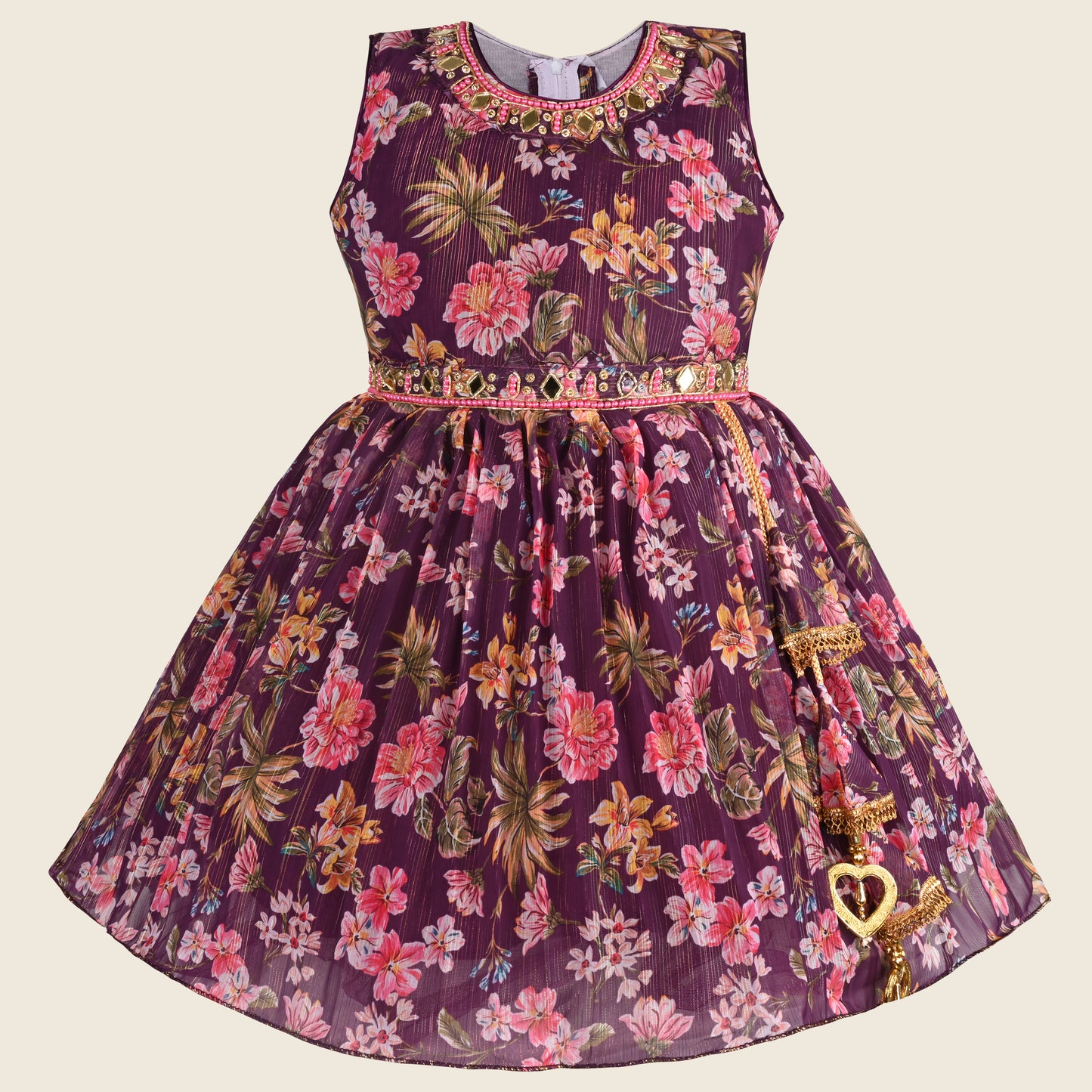 Buy Premium Baby Girls Floral Chiffon Summer Dress Online