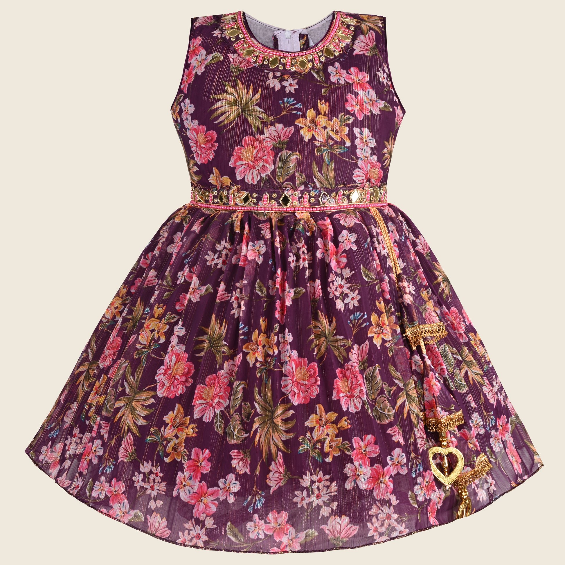 Buy Premium Baby Girls Floral Chiffon Summer Dress Online