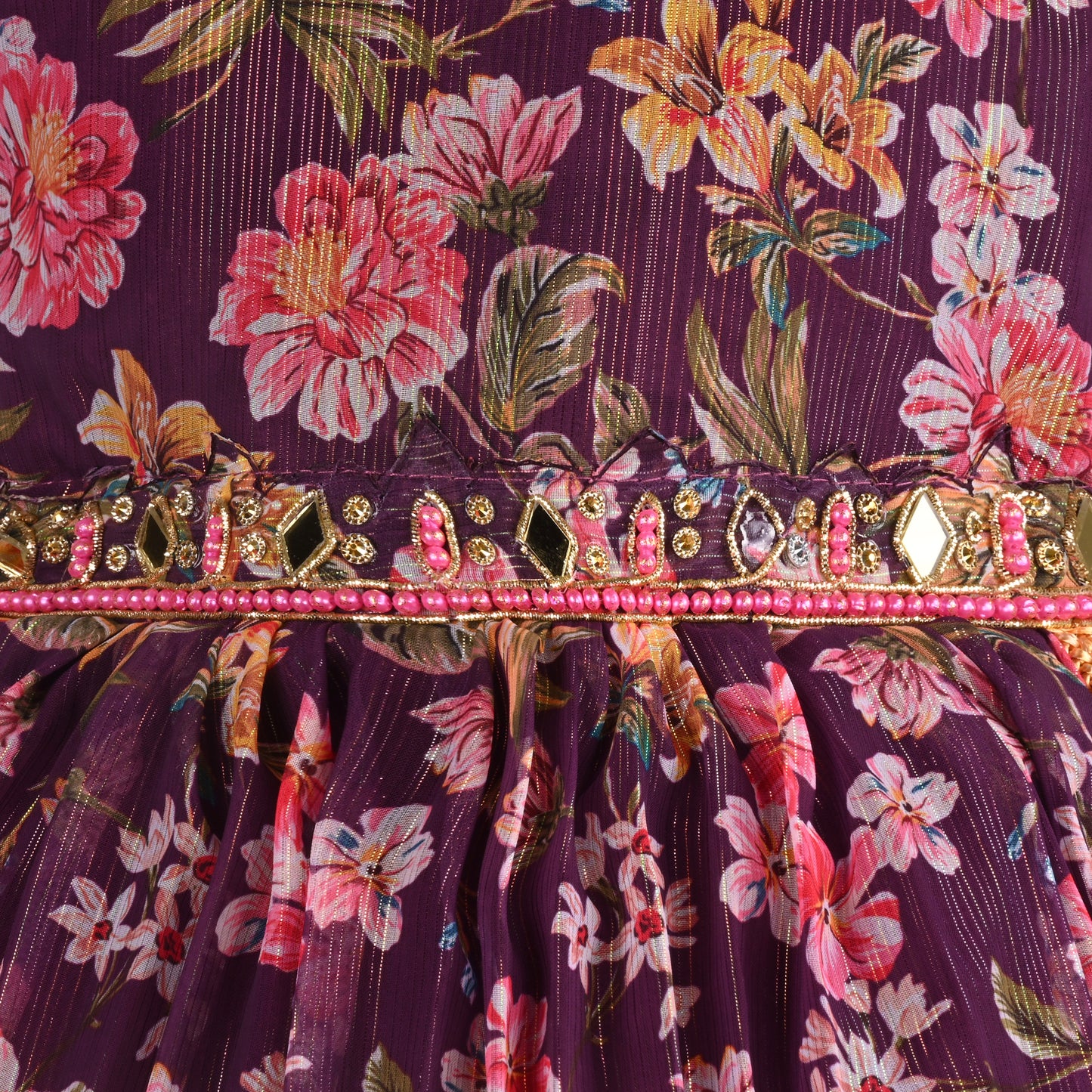 Buy Premium Baby Girls Floral Chiffon Summer Dress Online