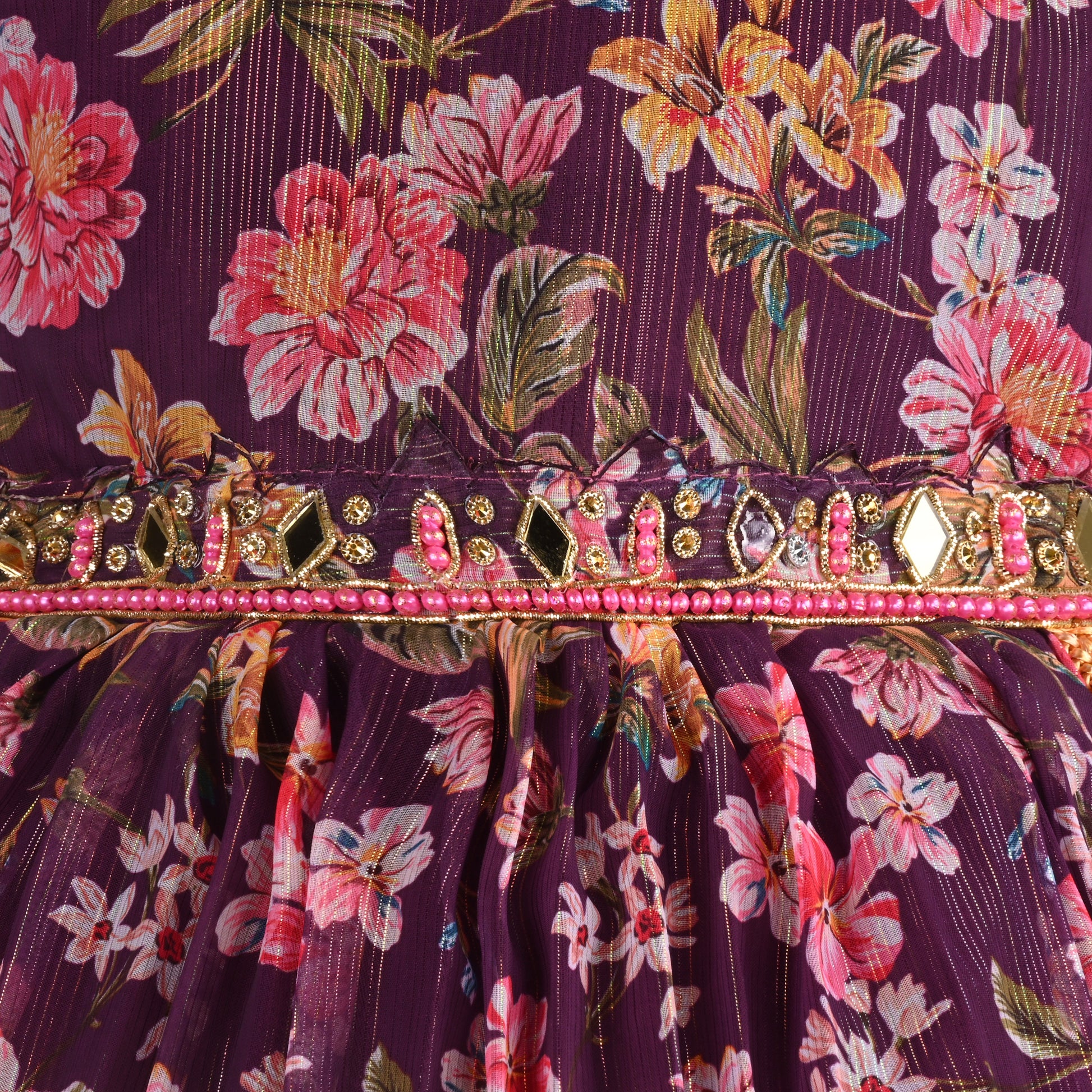 Buy Premium Baby Girls Floral Chiffon Summer Dress Online