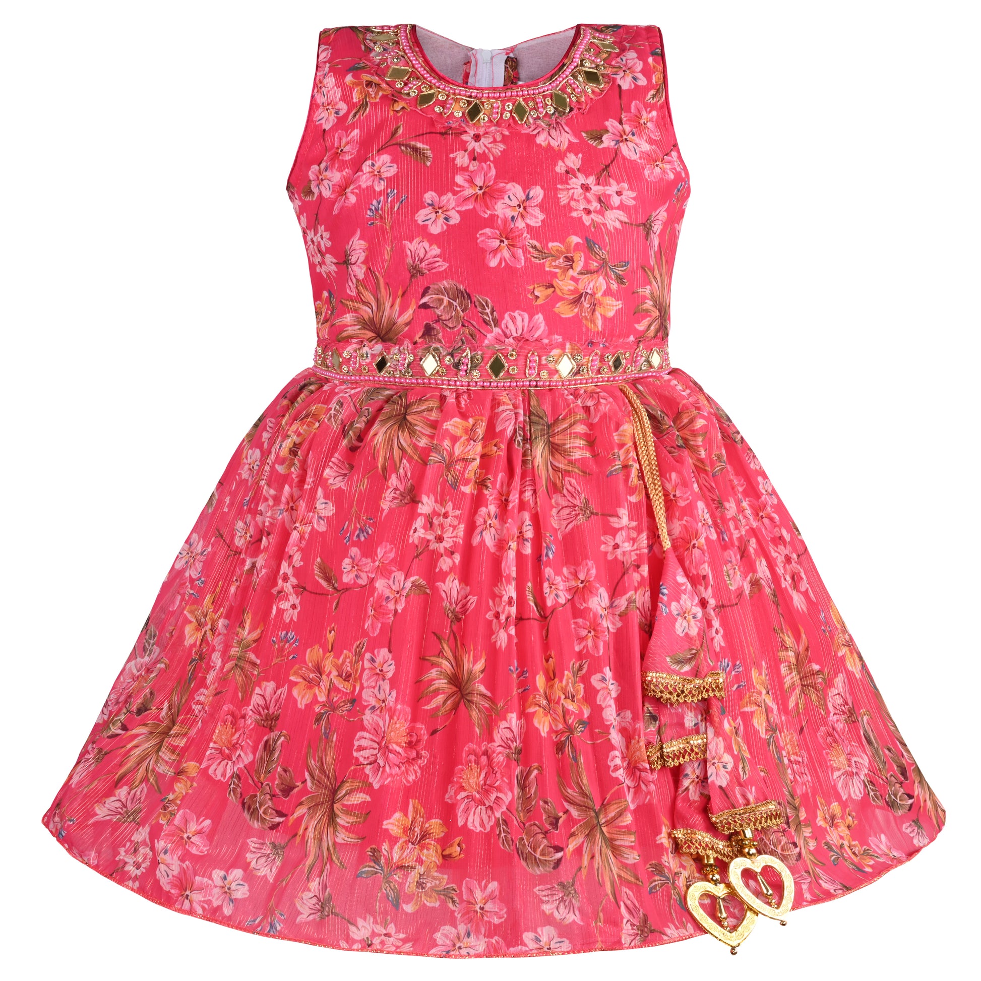 Buy Premium Baby Girls Floral Chiffon Summer Dress Online