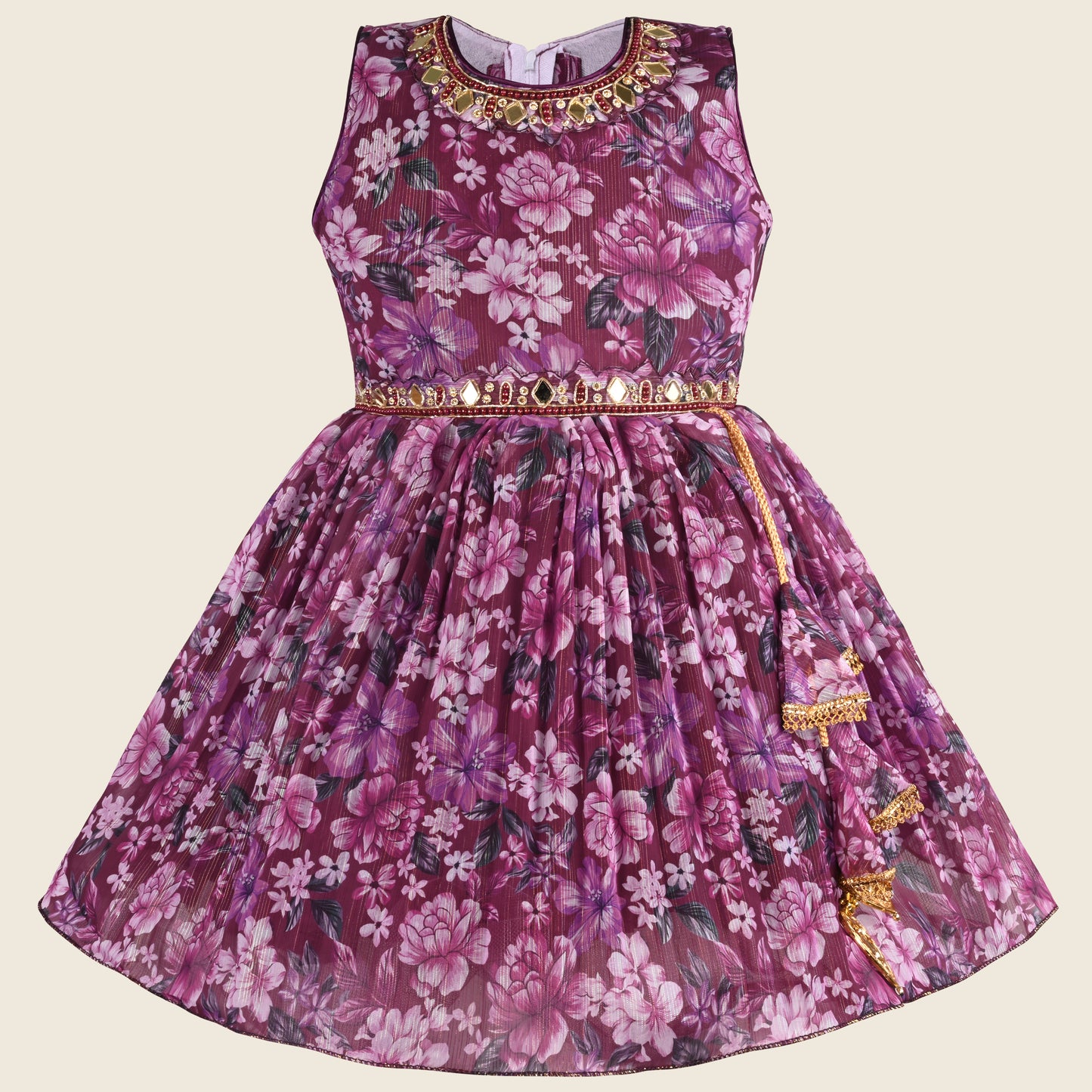 Buy Premium Baby Girls Floral Chiffon Summer Dress Online