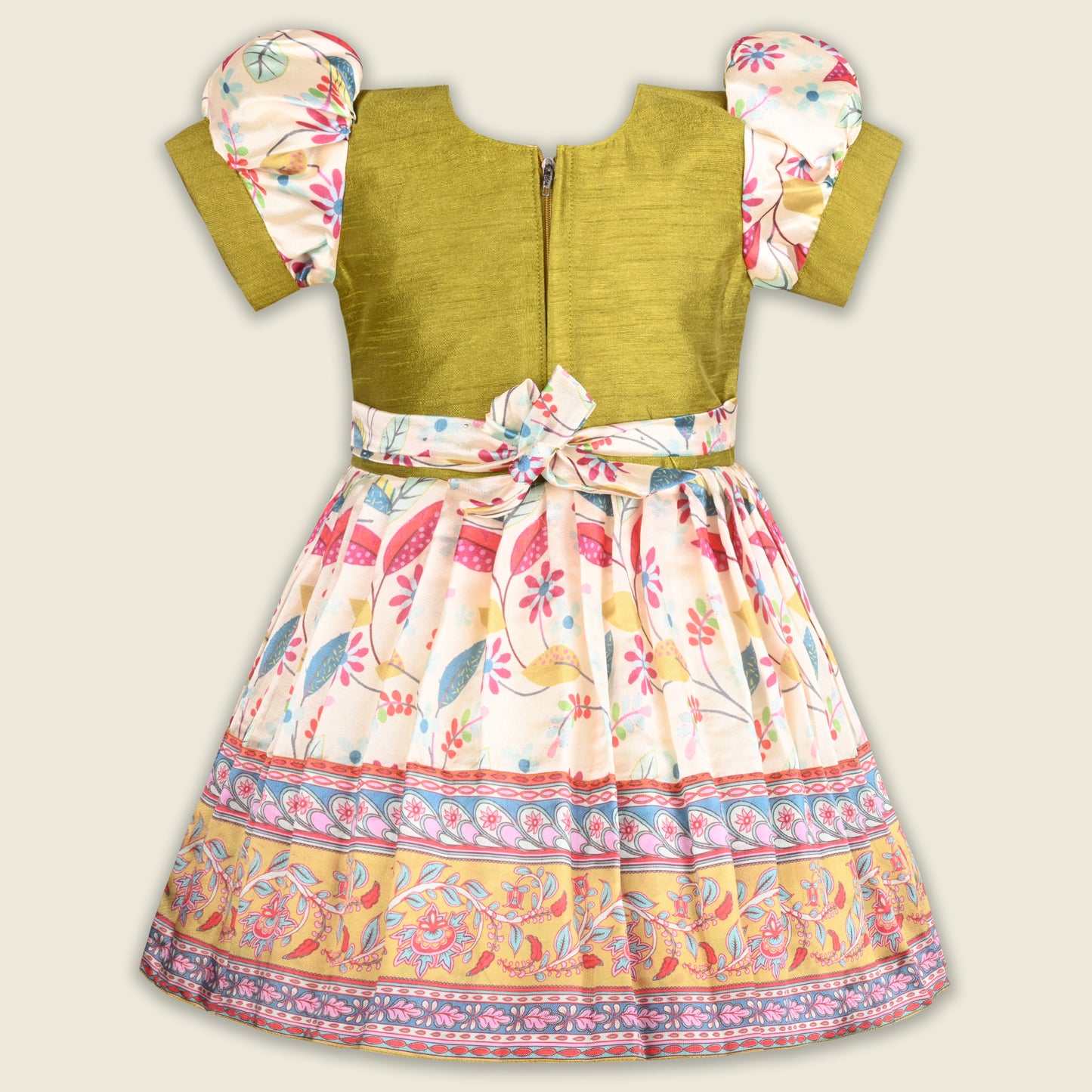 Girls Embellished Zari Embroidery Ethnic Dress fe3544