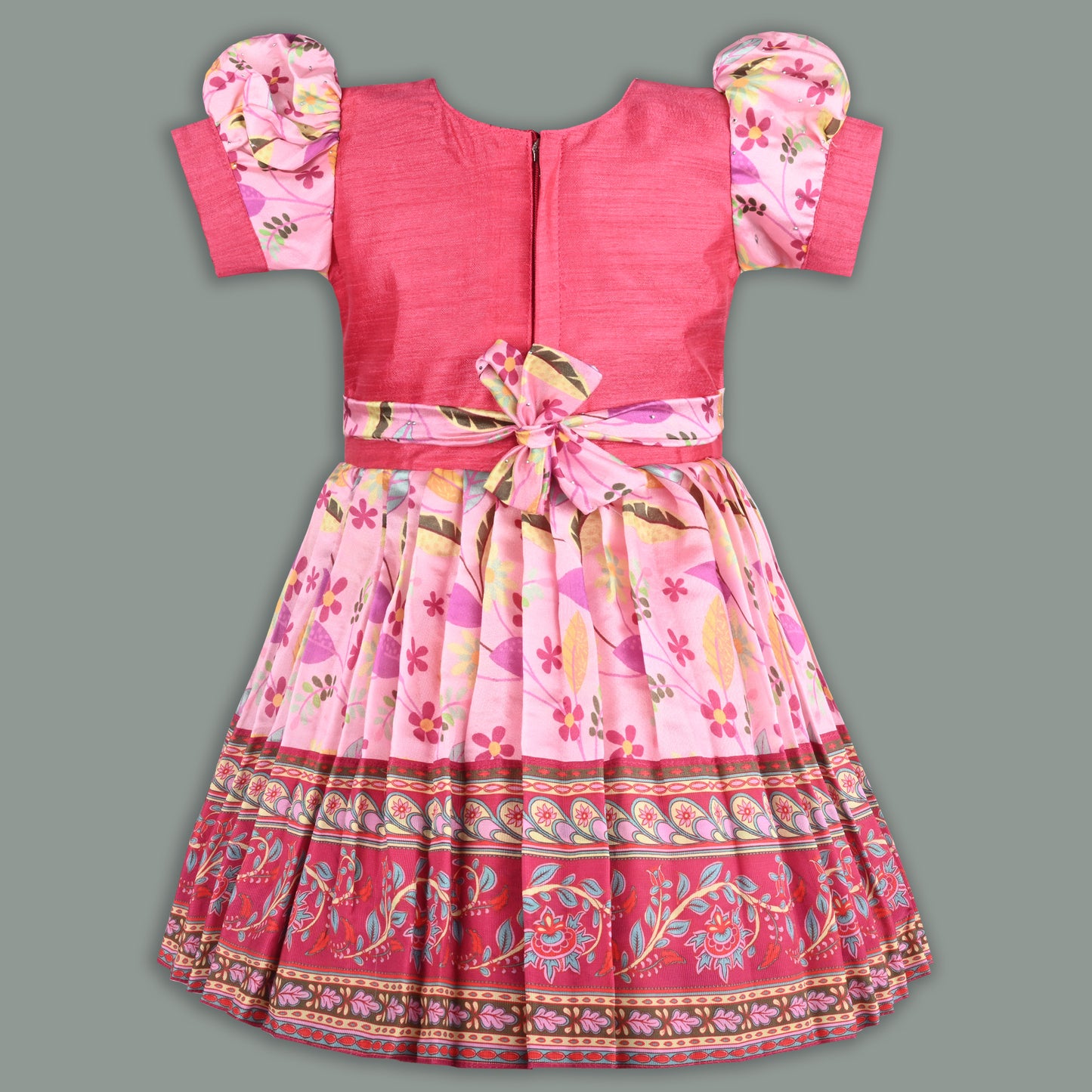 Girls Embellished Zari Embroidery Ethnic Dress fe3544