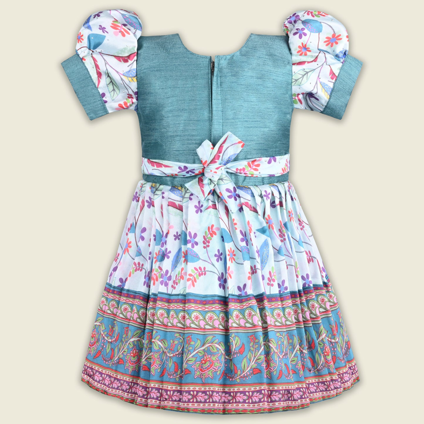 Girls Embellished Zari Embroidery Ethnic Dress fe3544