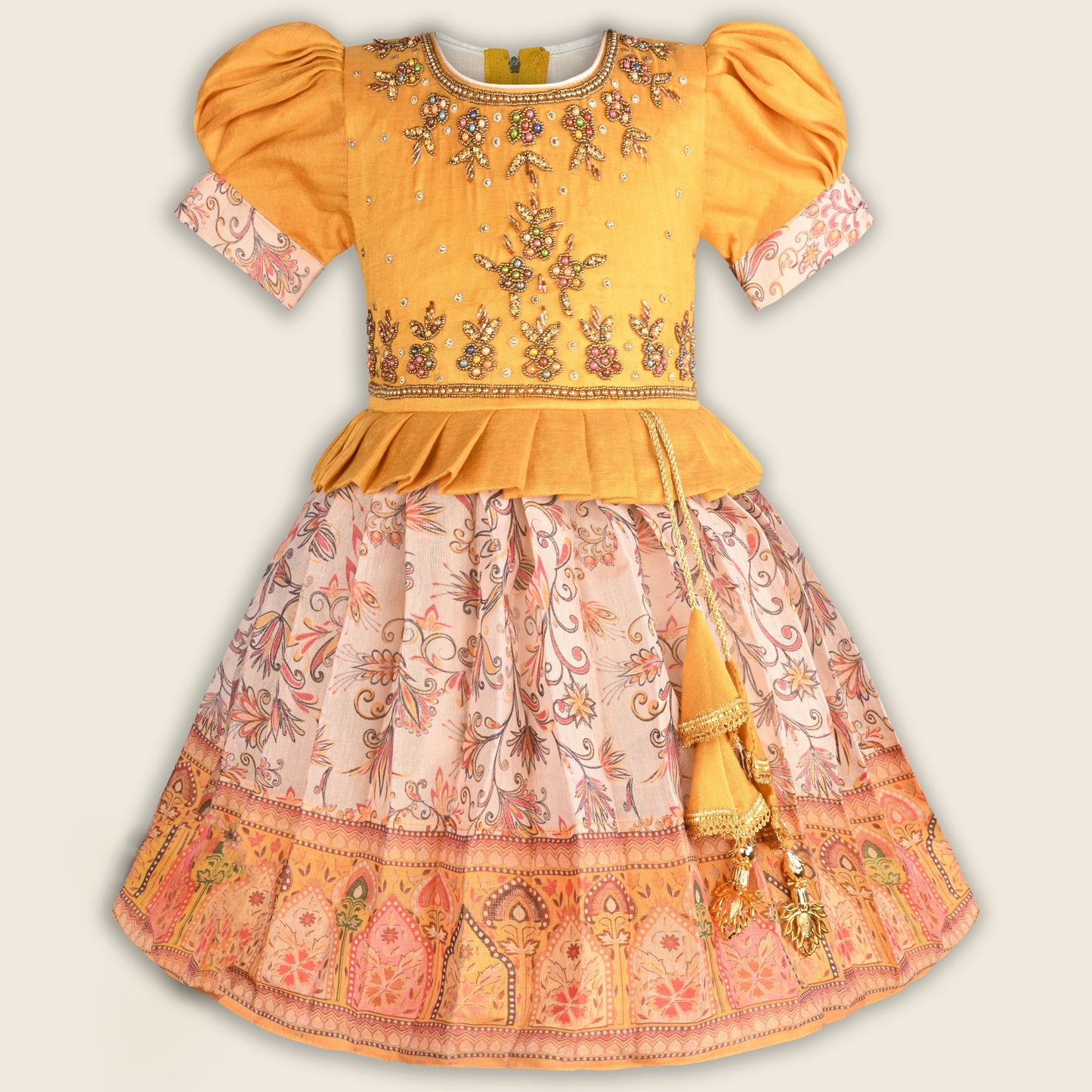 Buy Premium Baby Girls Wedding Dress Online | Festive Girls Frock | Girls Pongal Dress