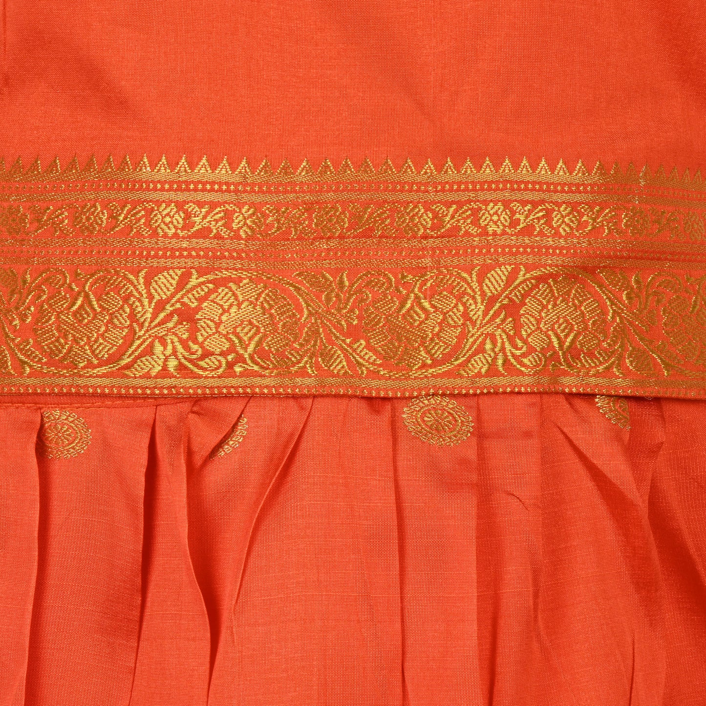 Buy Premium Baby Girls Ethnic Silk Pattu Pavadai Dress