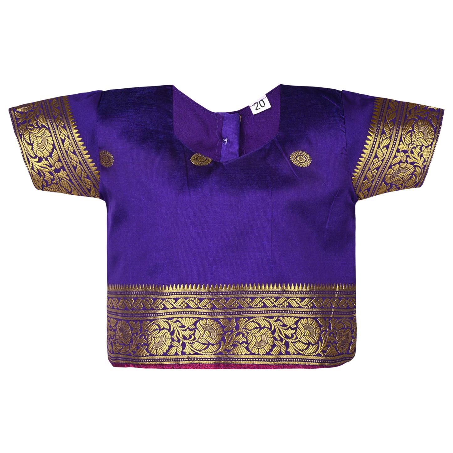 Baby Girls Ethnic Silk Pattu Pavadai Dress | Girls Lehenga Choli