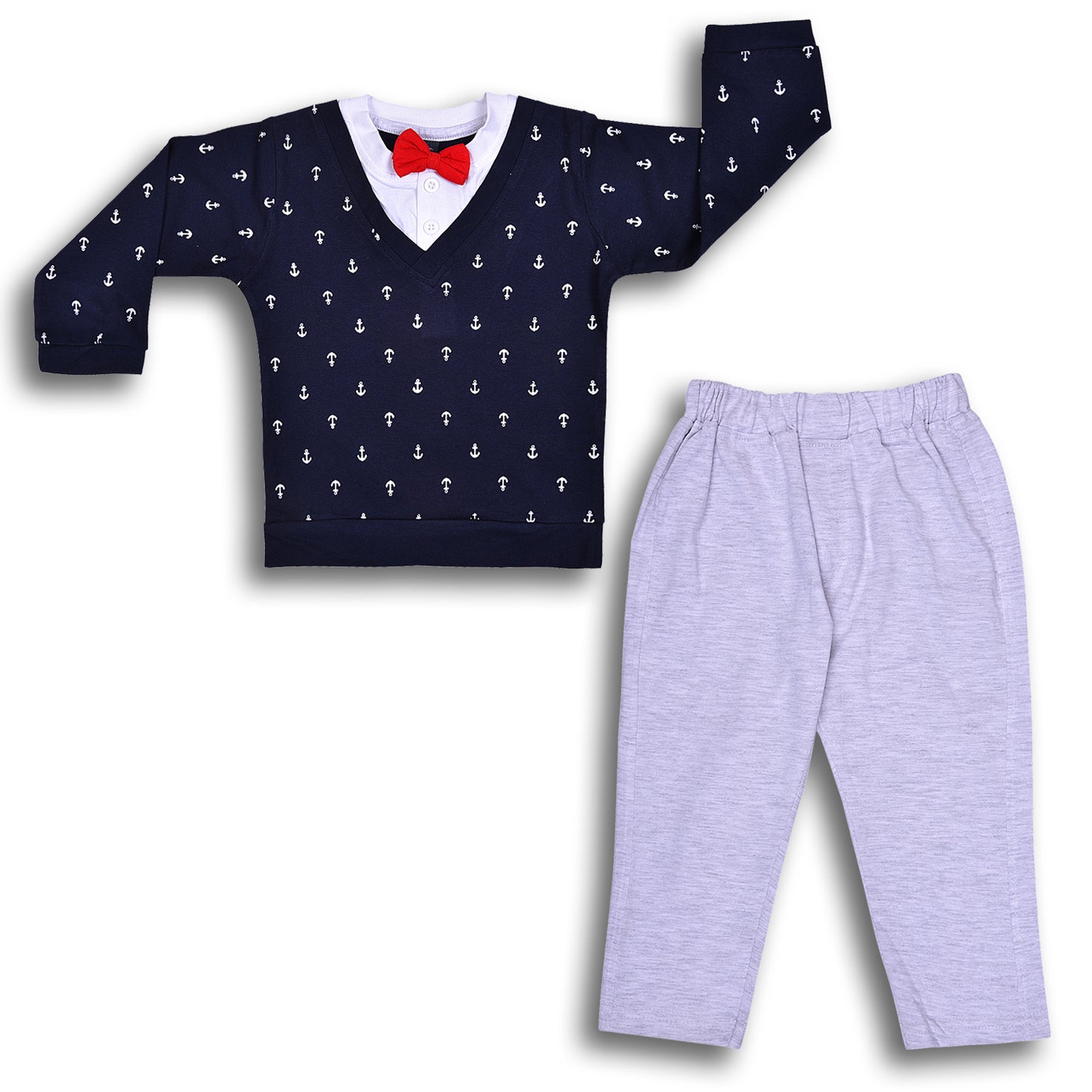 Wish Karo Cotton Clothing Set for Baby Boys hfs614nb