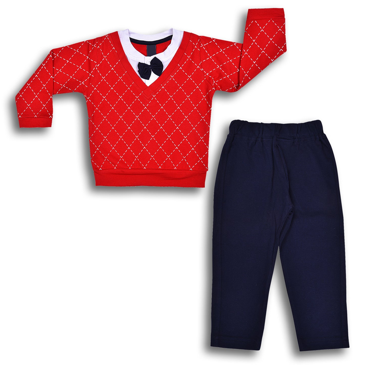 Wish Karo Cotton Clothing Set for Baby Boys hfs700rd