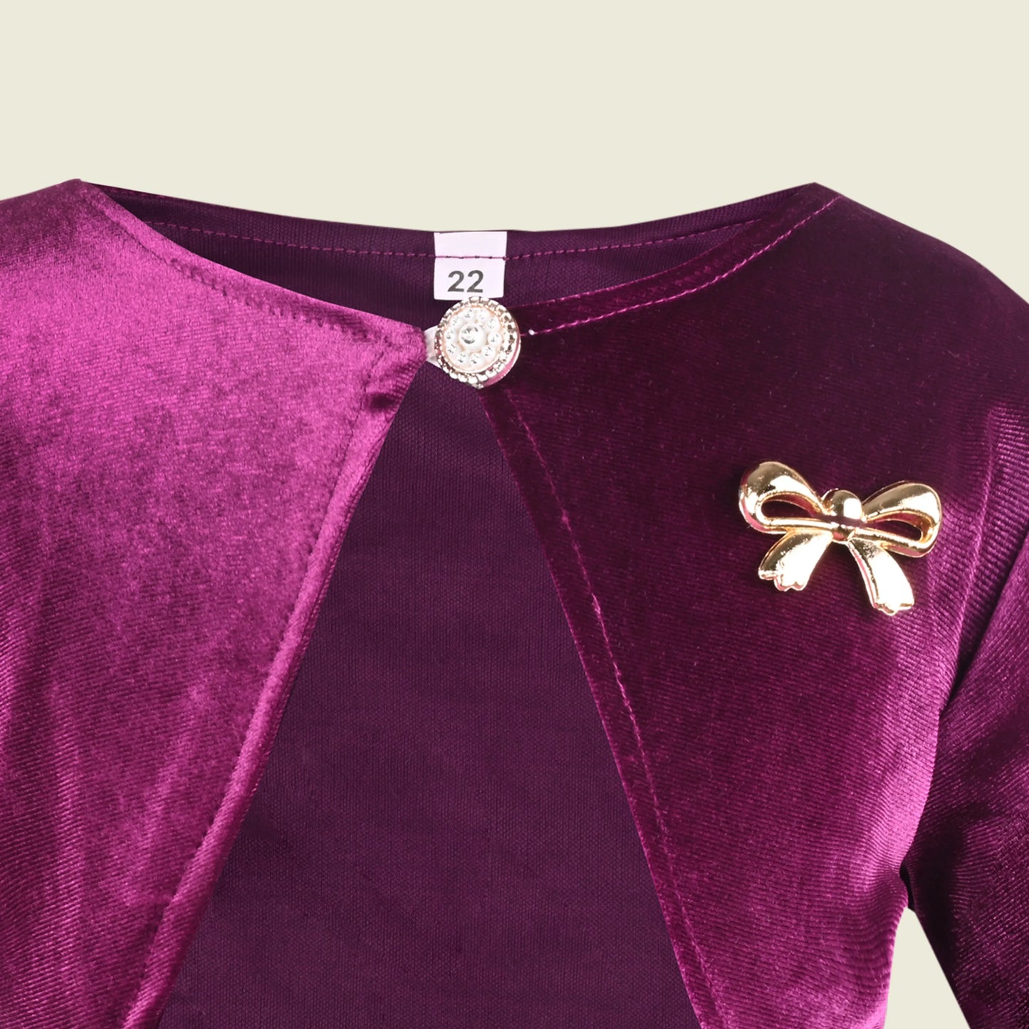 Baby Girls Satin Party Wear Shrug | Elegant Satin Jacket with Bow Brooch | Wedding & Festive Layering