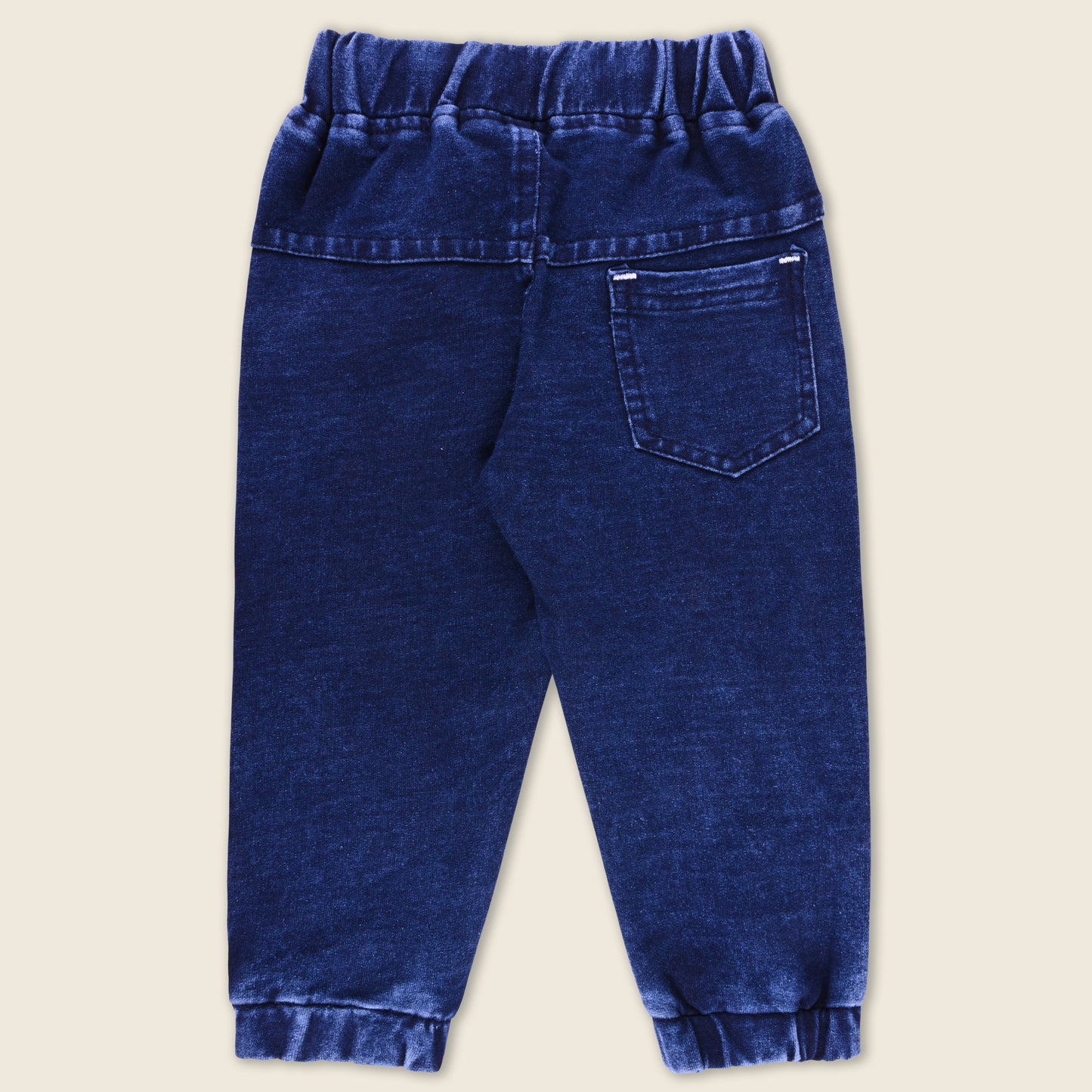 Boys Cartoon Embroidered Elastic Jeans