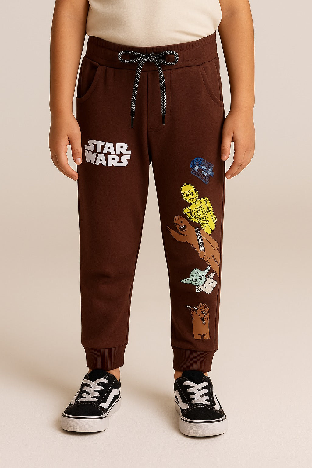 Boys Edgy Print Elastic Casual Jogger