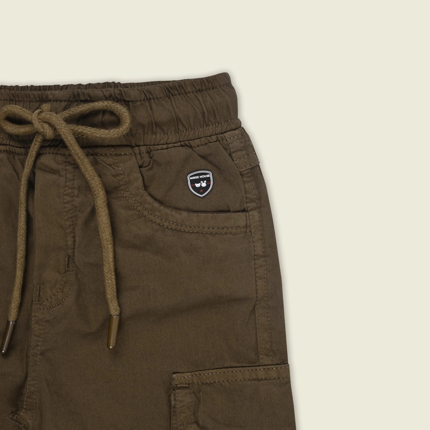 Boys Cotton Denim Cargo Joggers – Soft & Stretchable Pants