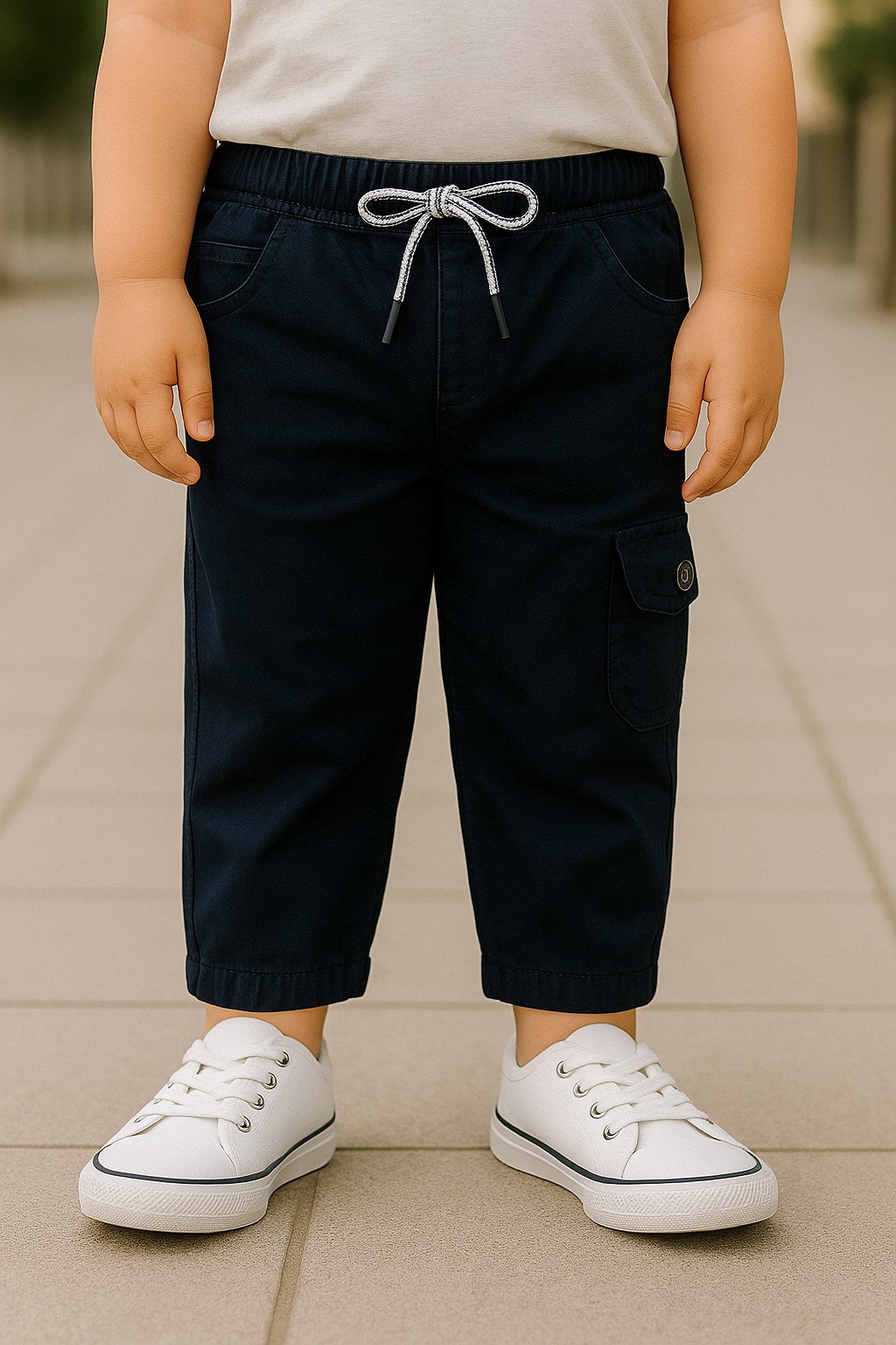 Boys Mid Rise Regular Fit Jogger Jeans