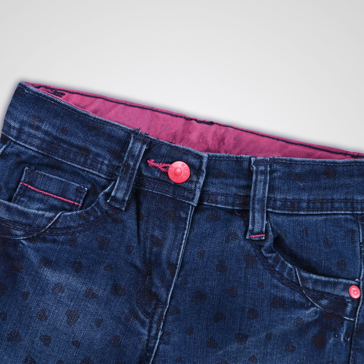 Girls 3/4th Embroidered Jeans