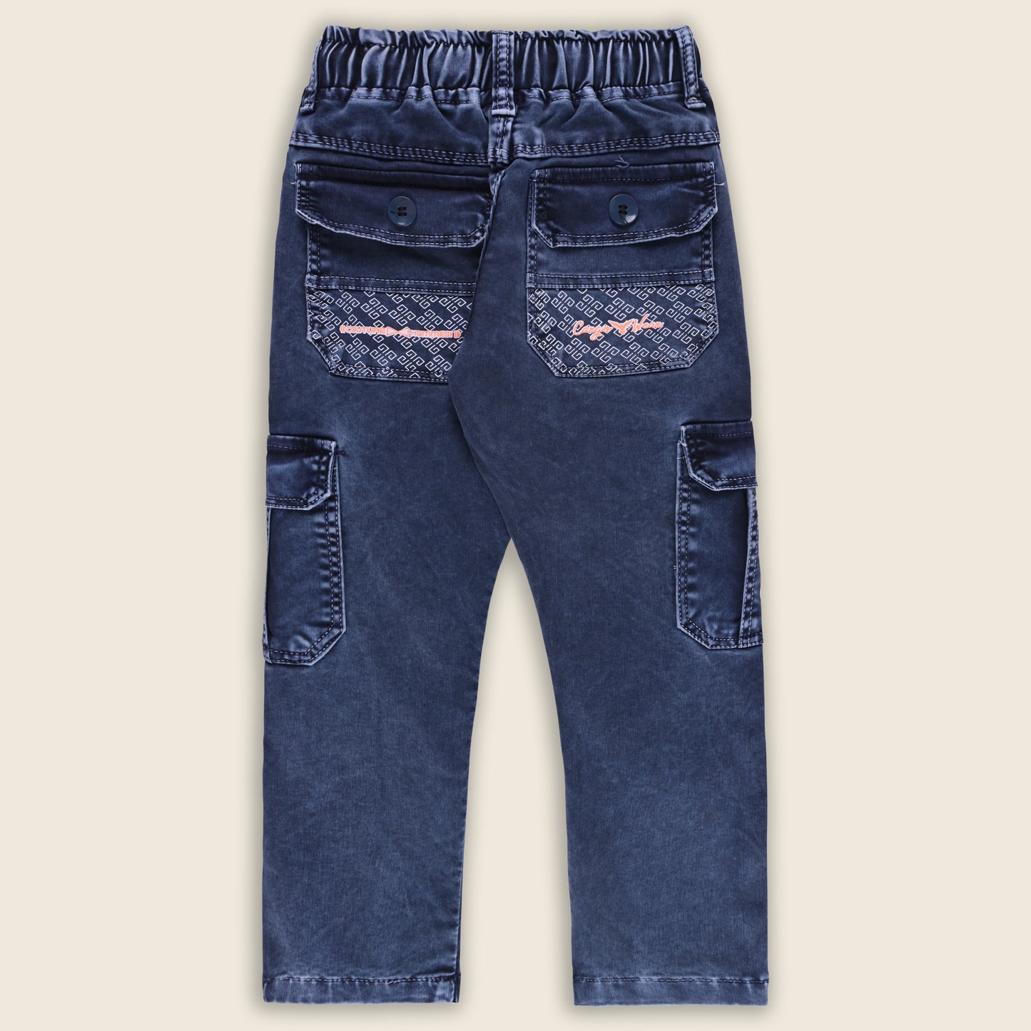 Buy Premium Baby Boys Stylish Cargo Denim Jeans Online