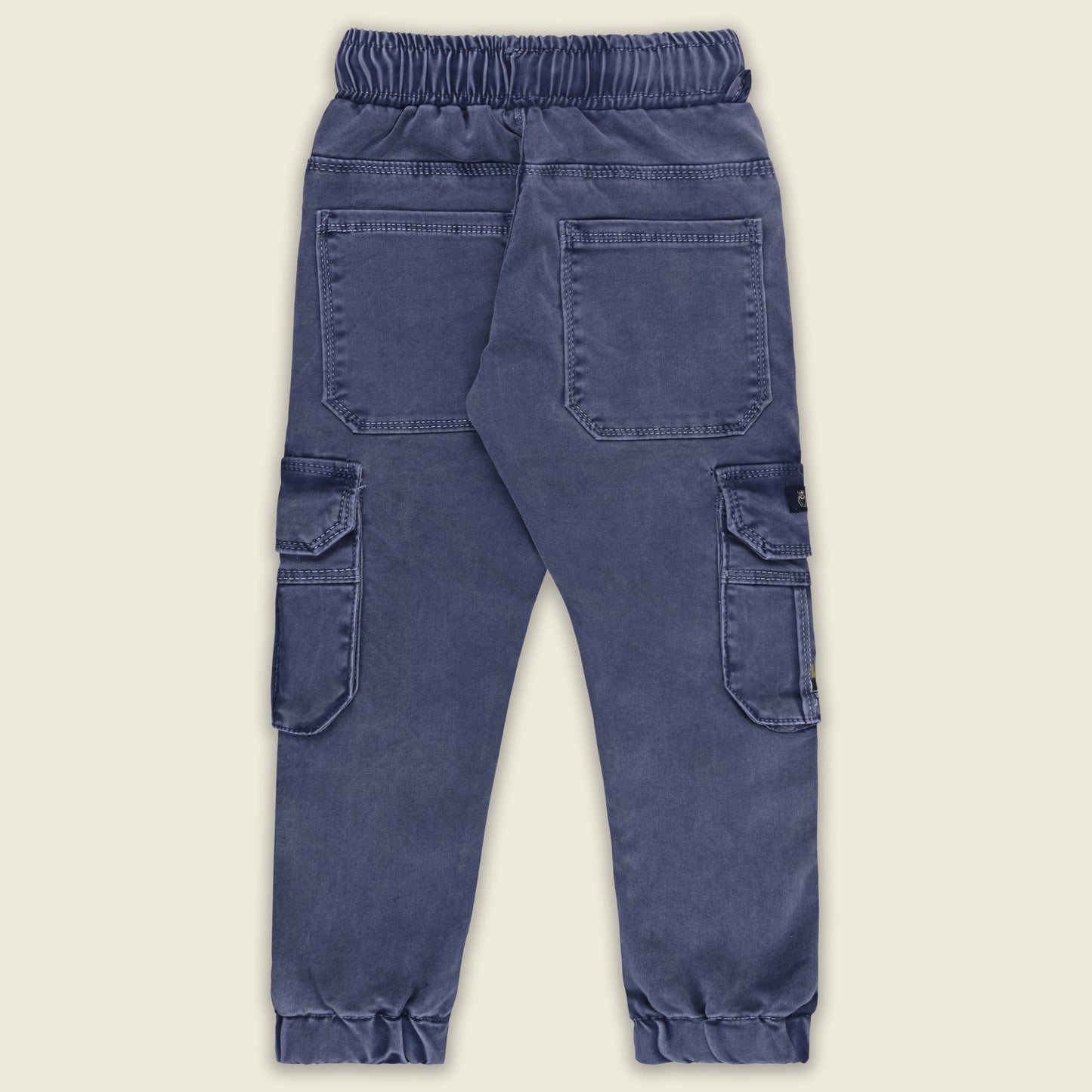 Boys Denim Cargo Jogger Jeans with Side Pockets