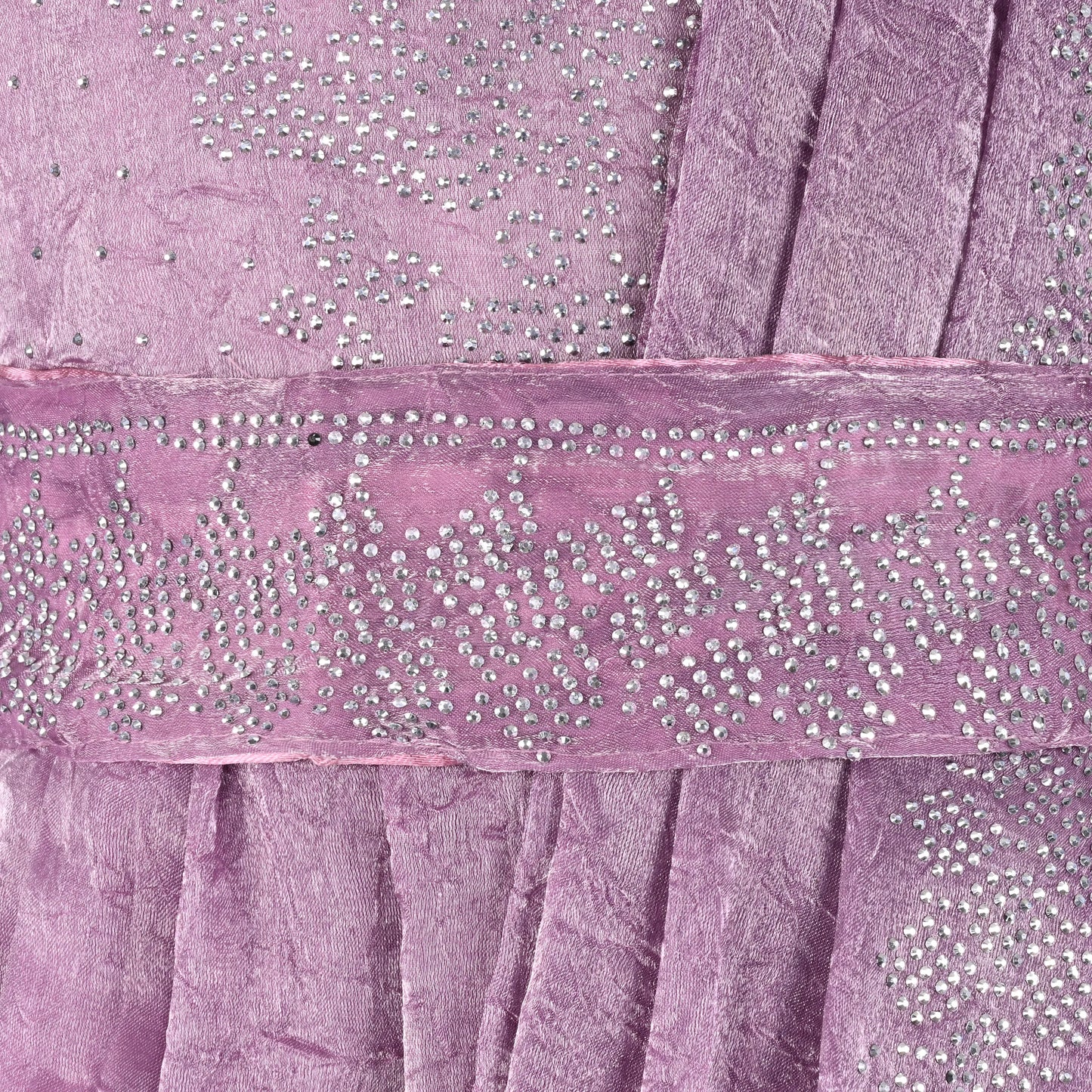 Girls Satin Ethnic Gown with Dupatta & Embellished Design | Elegant Kids Festive Wear