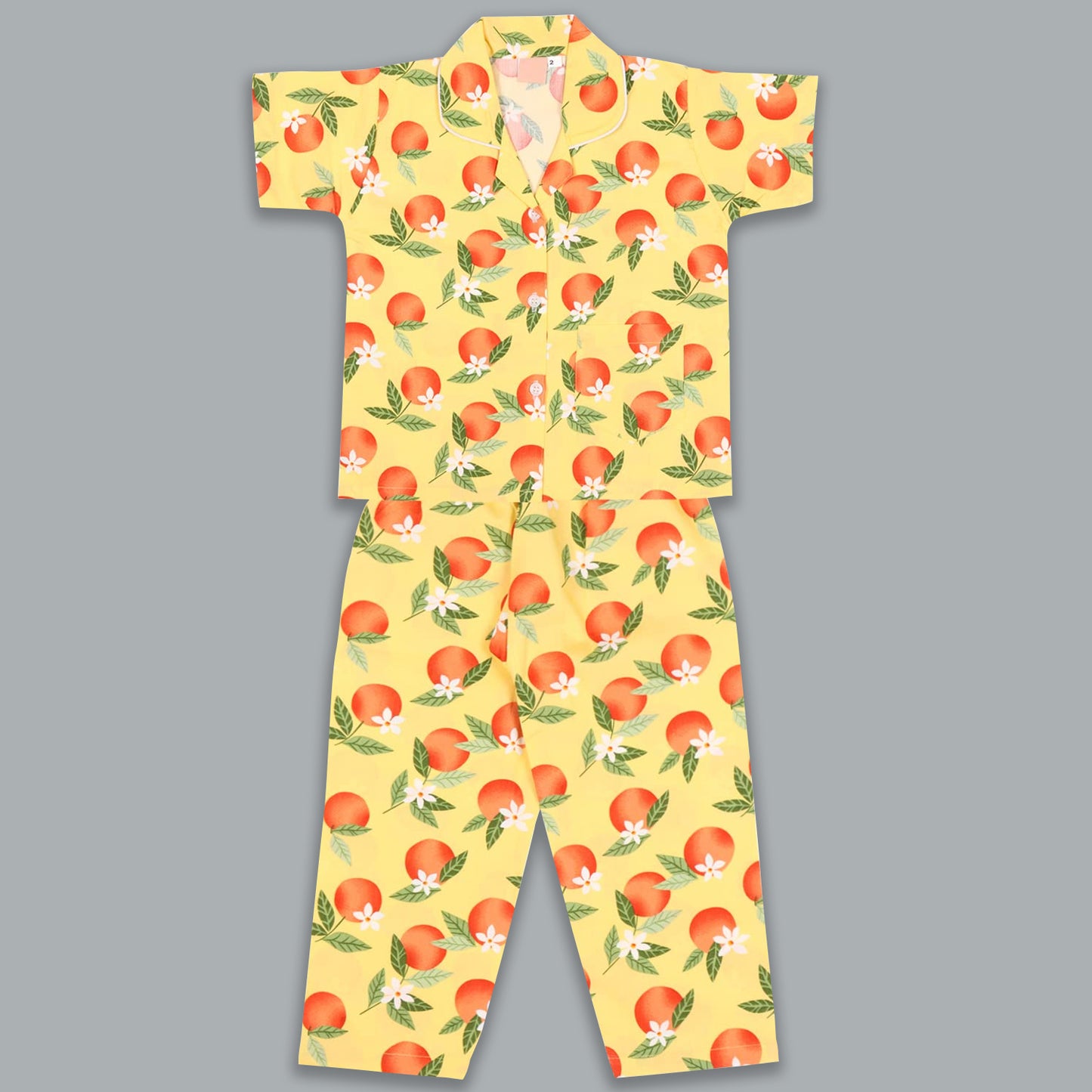 Unisex Printed Top and Bottom Pyjamas Night Dress