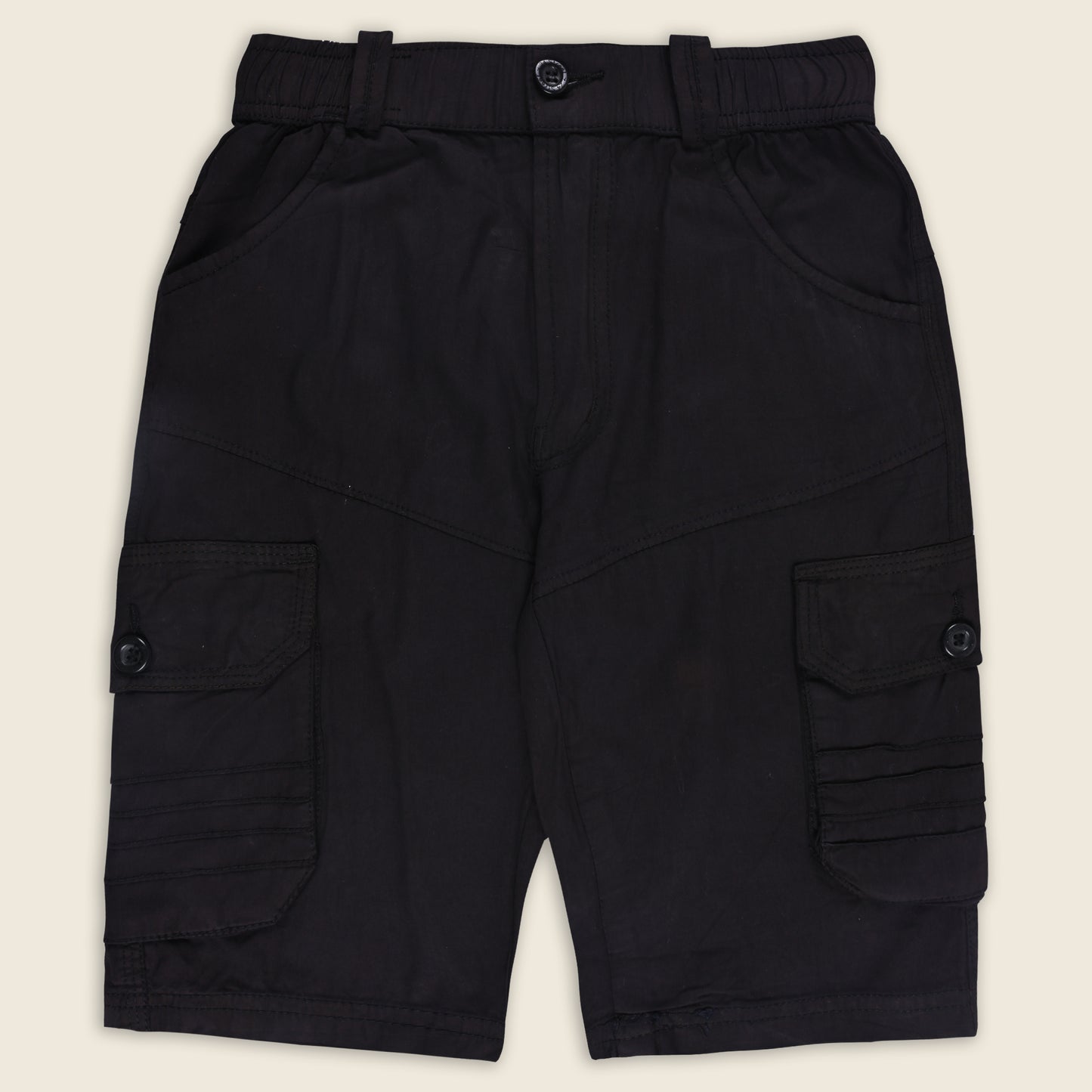 Boys Cargo Shorts With Waist Belt