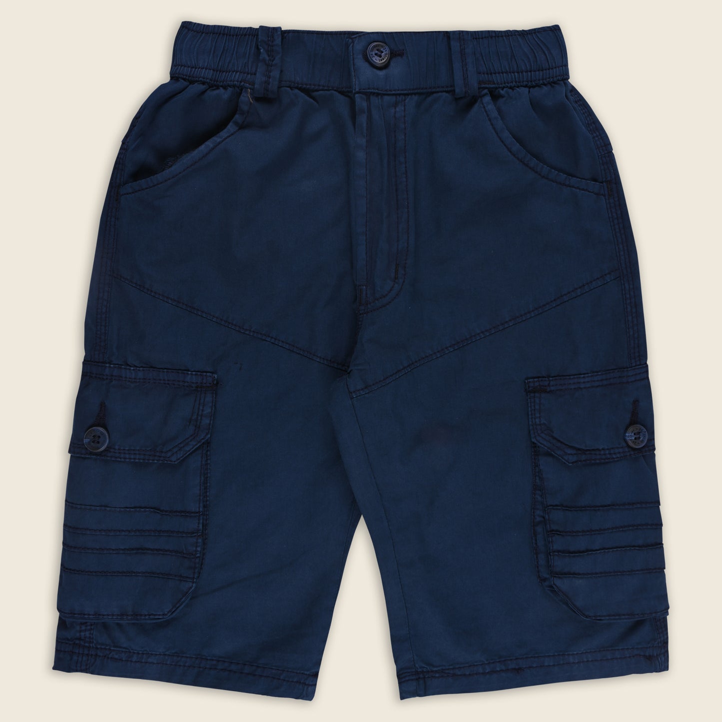 Boys Cargo Shorts With Waist Belt
