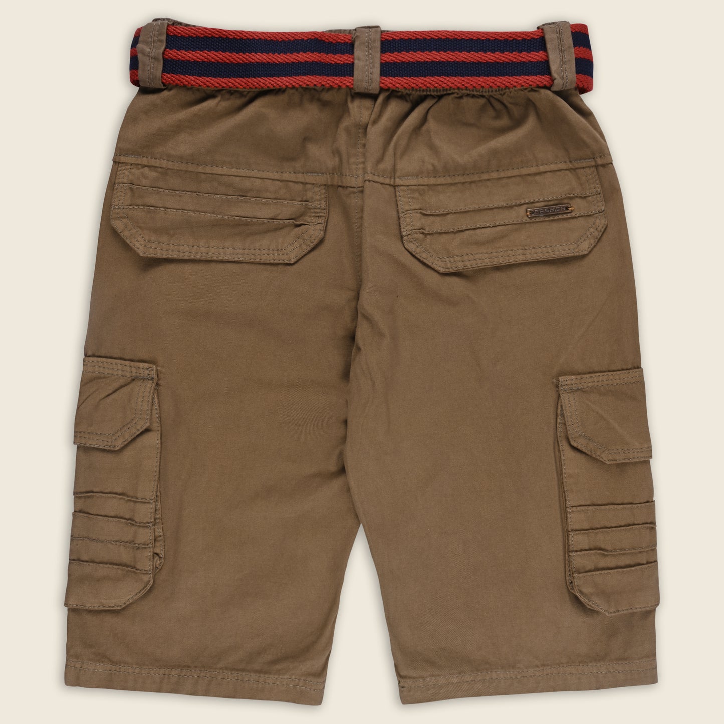 Boys Cargo Shorts With Waist Belt