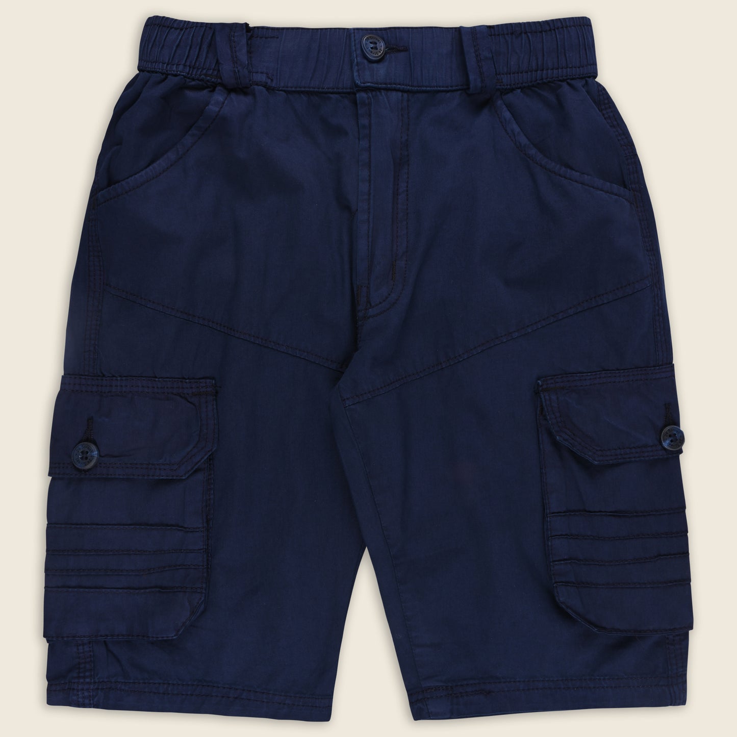 Boys Cargo Shorts With Waist Belt