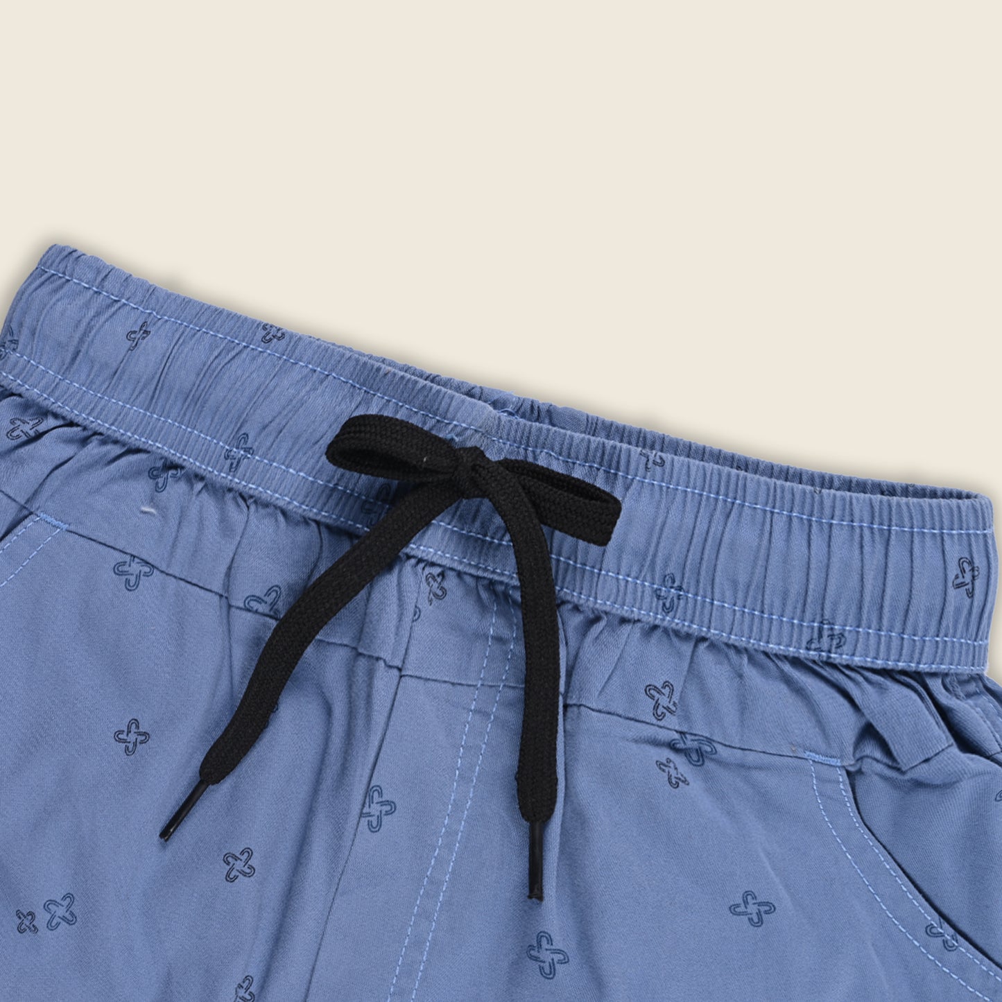 Boys Printed Cotton Cargo Shorts