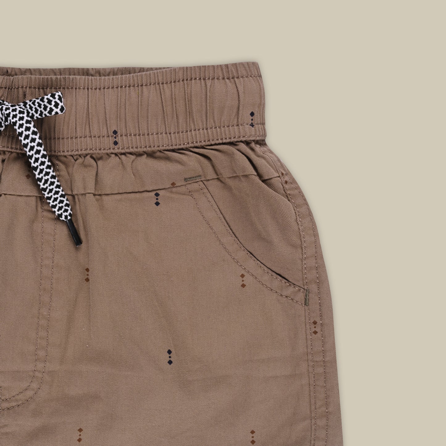 Boys Printed Cotton Cargo Shorts