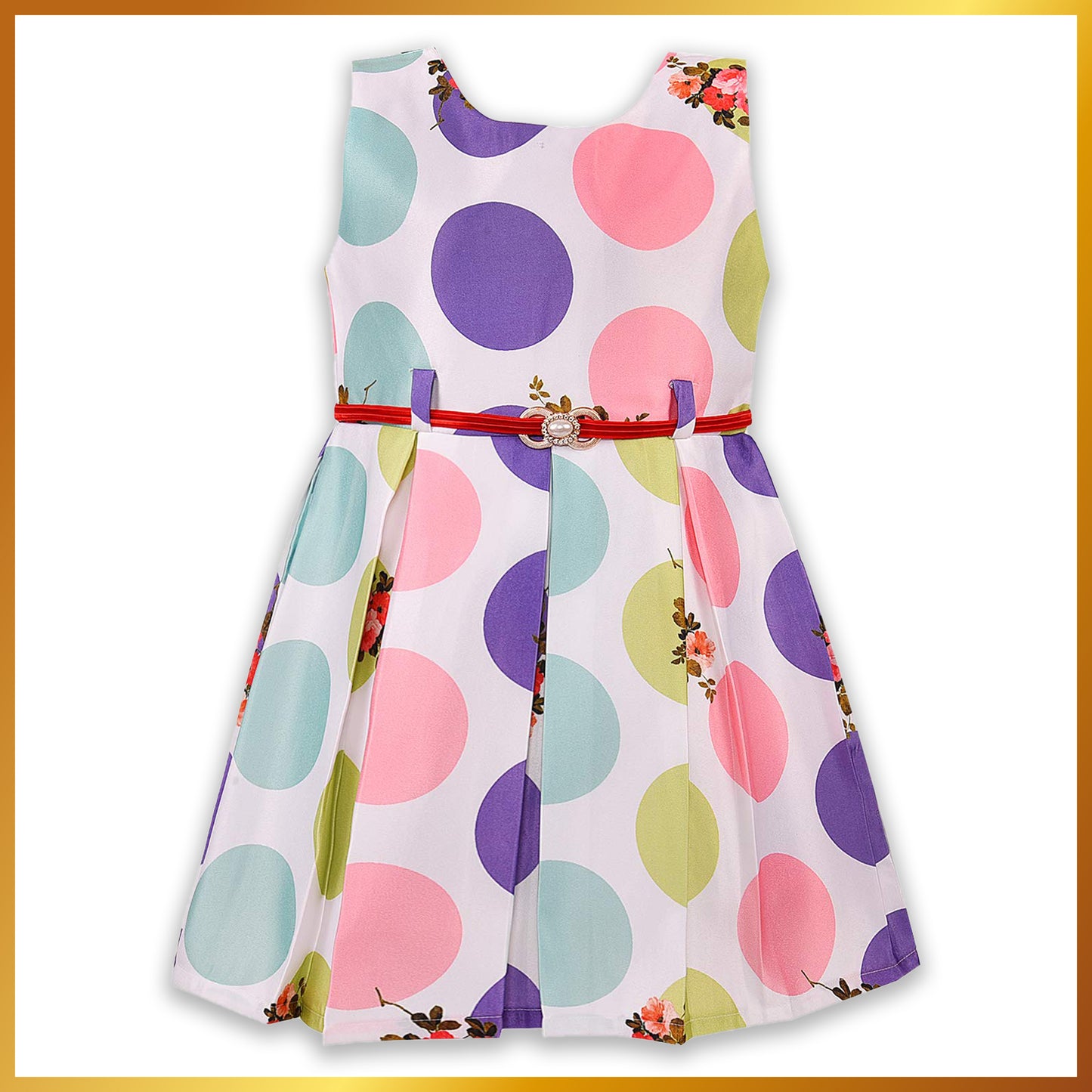 Wish Karo kids Partywear Dress Frock (stn707ppl)