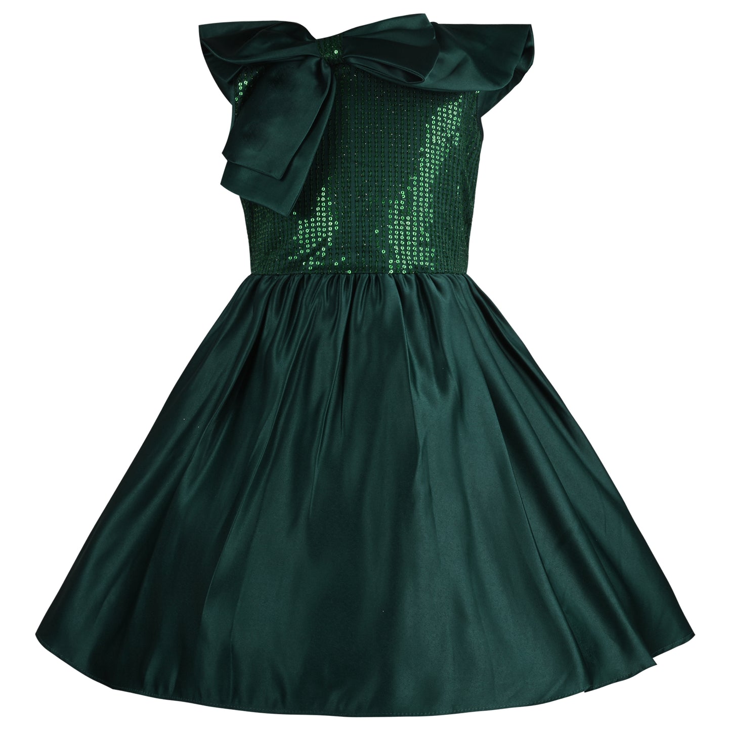 Girls Embellished A-Line Frock Dress