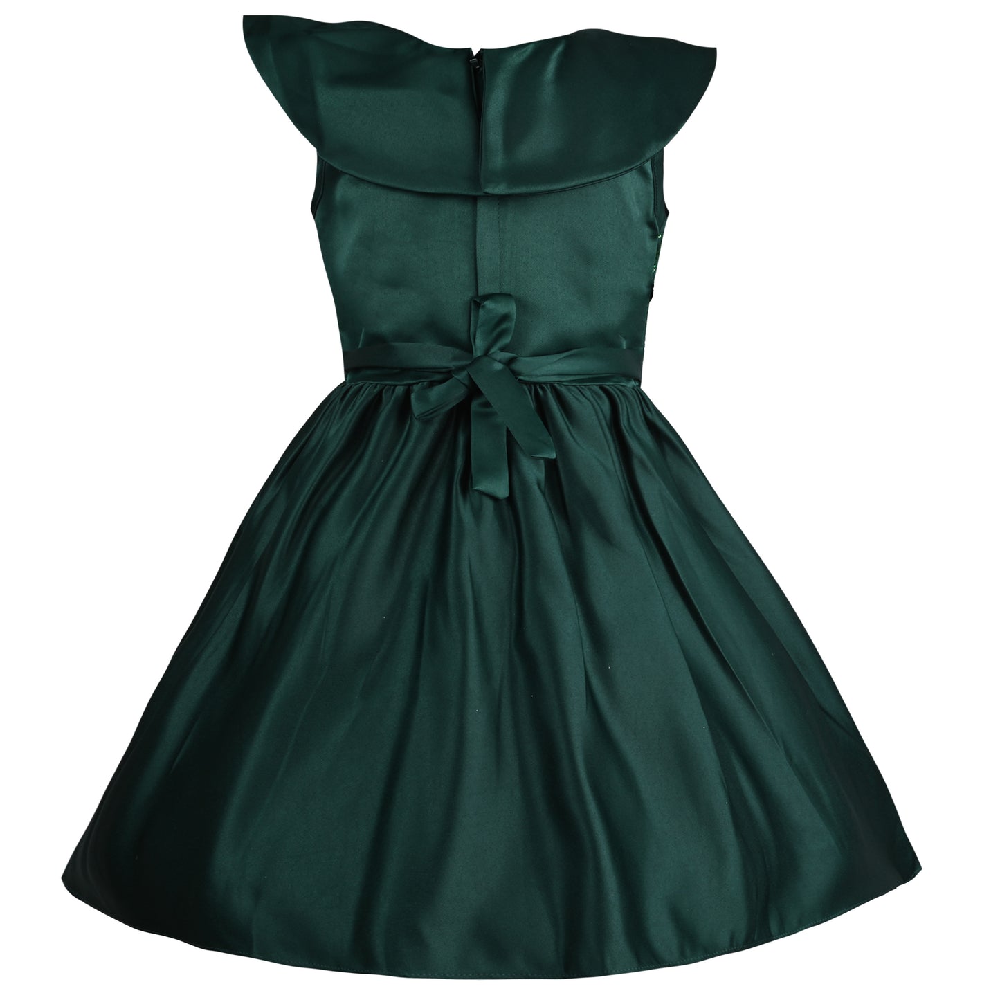 Girls Embellished A-Line Frock Dress