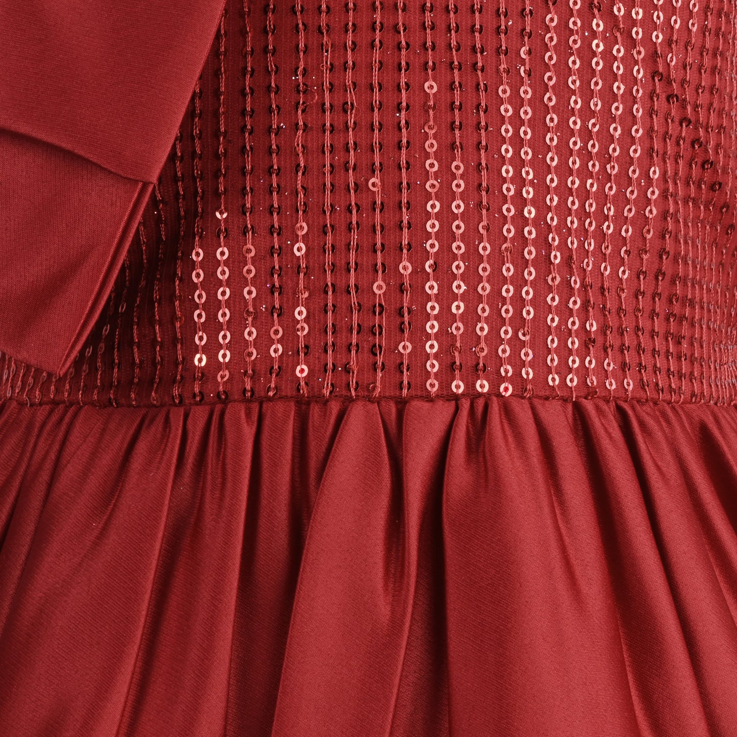 Girls Embellished A-Line Frock Dress