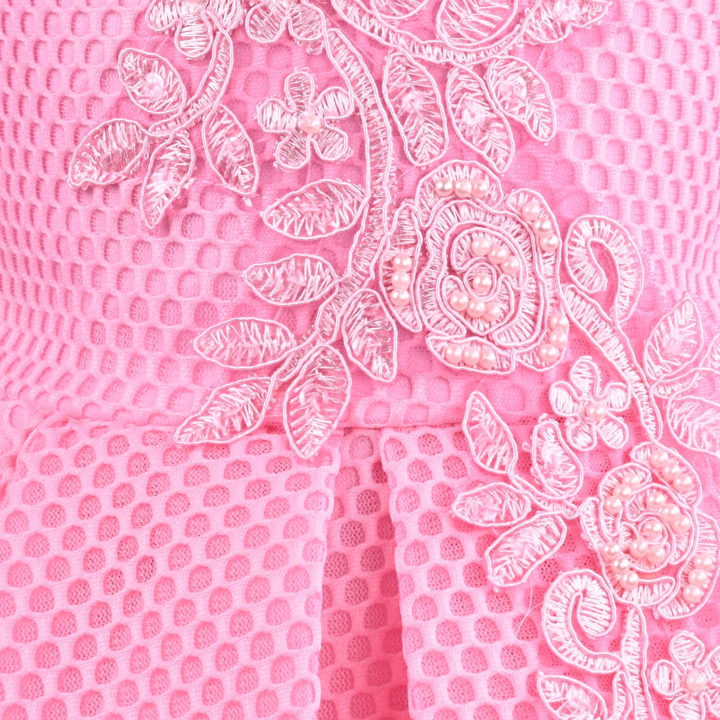 Baby Girls Pink Floral Party Dress