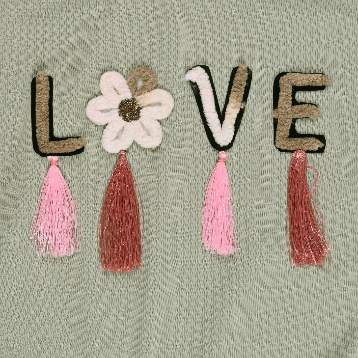 Buy Premium Baby Girls Cotton T-shirt with Love Embroidery Online
