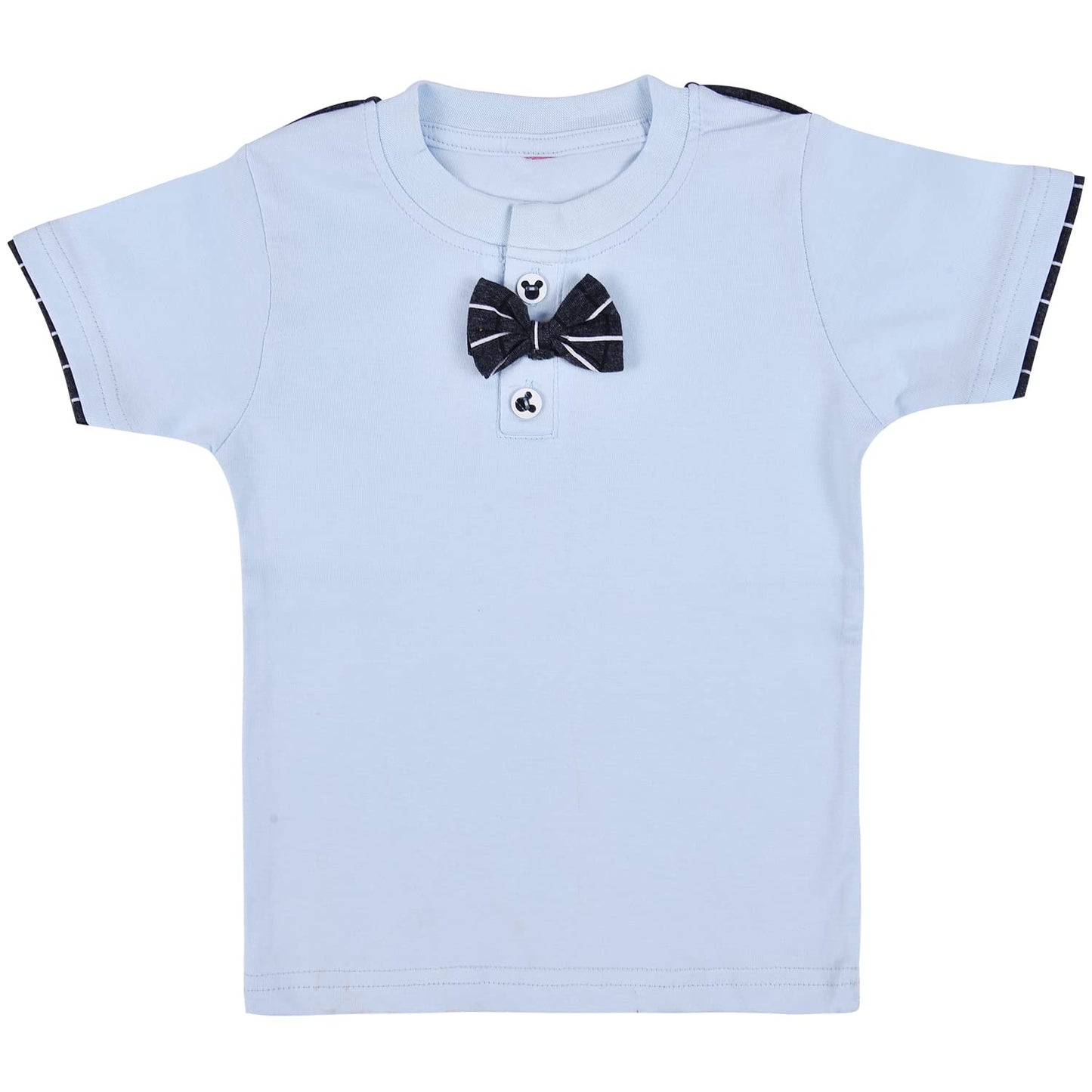 Wish Karo Baby Boys Dungaree Dress For Boys-(bt102blu)