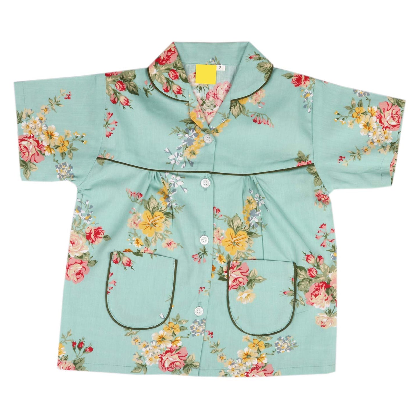 Wish Karo Cotton Nightdress for Boys & Girls-(ND12grn)