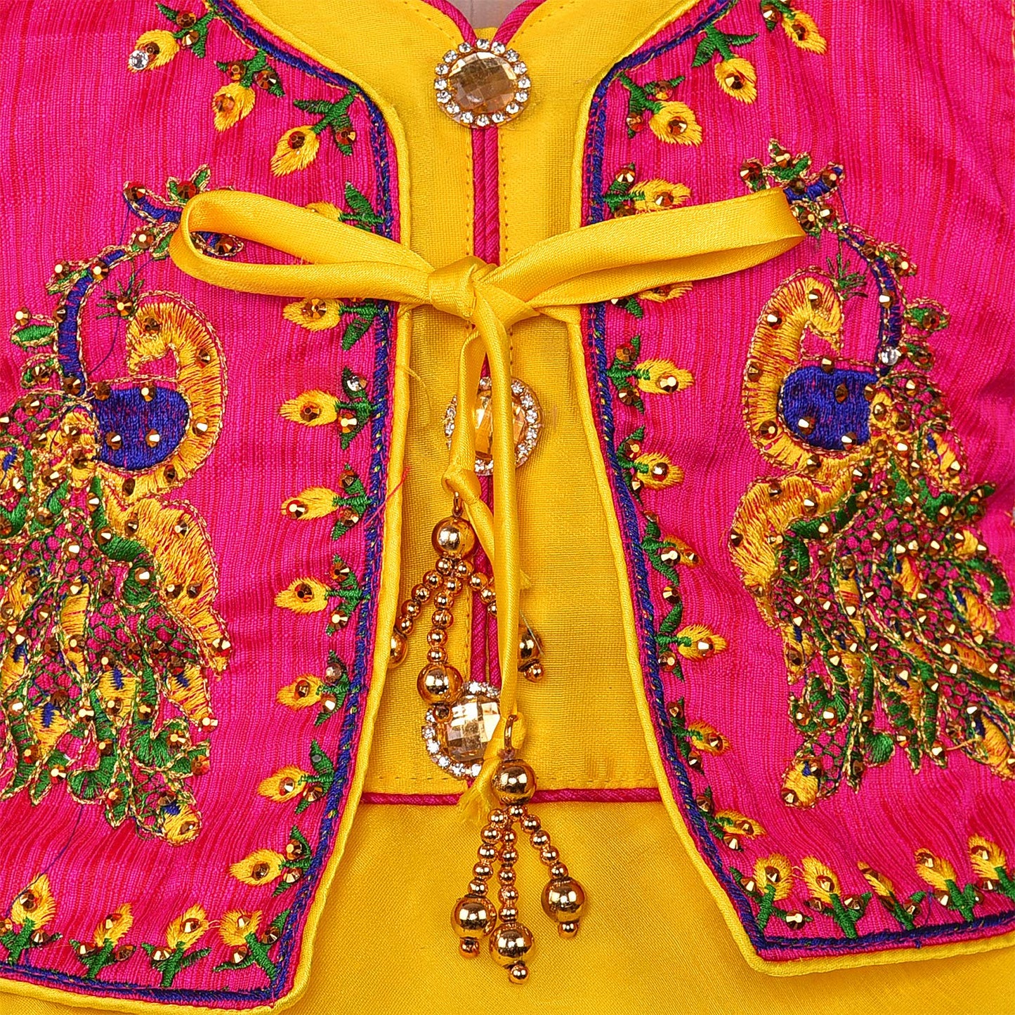 Baby Girls Party Wear Frock Birthday Dress For Girls fe2692pnk - Wish Karo Party Wear - frocks Party Wear - baby dress