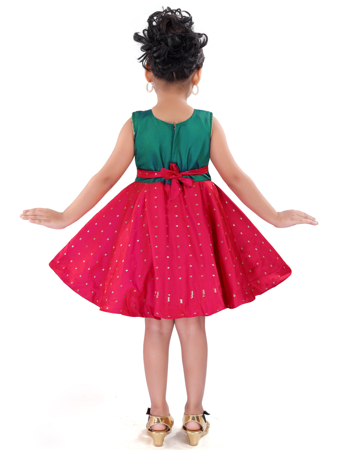 Wish Karo Girls Wedding Frock Dress for Kids-(fe2920)