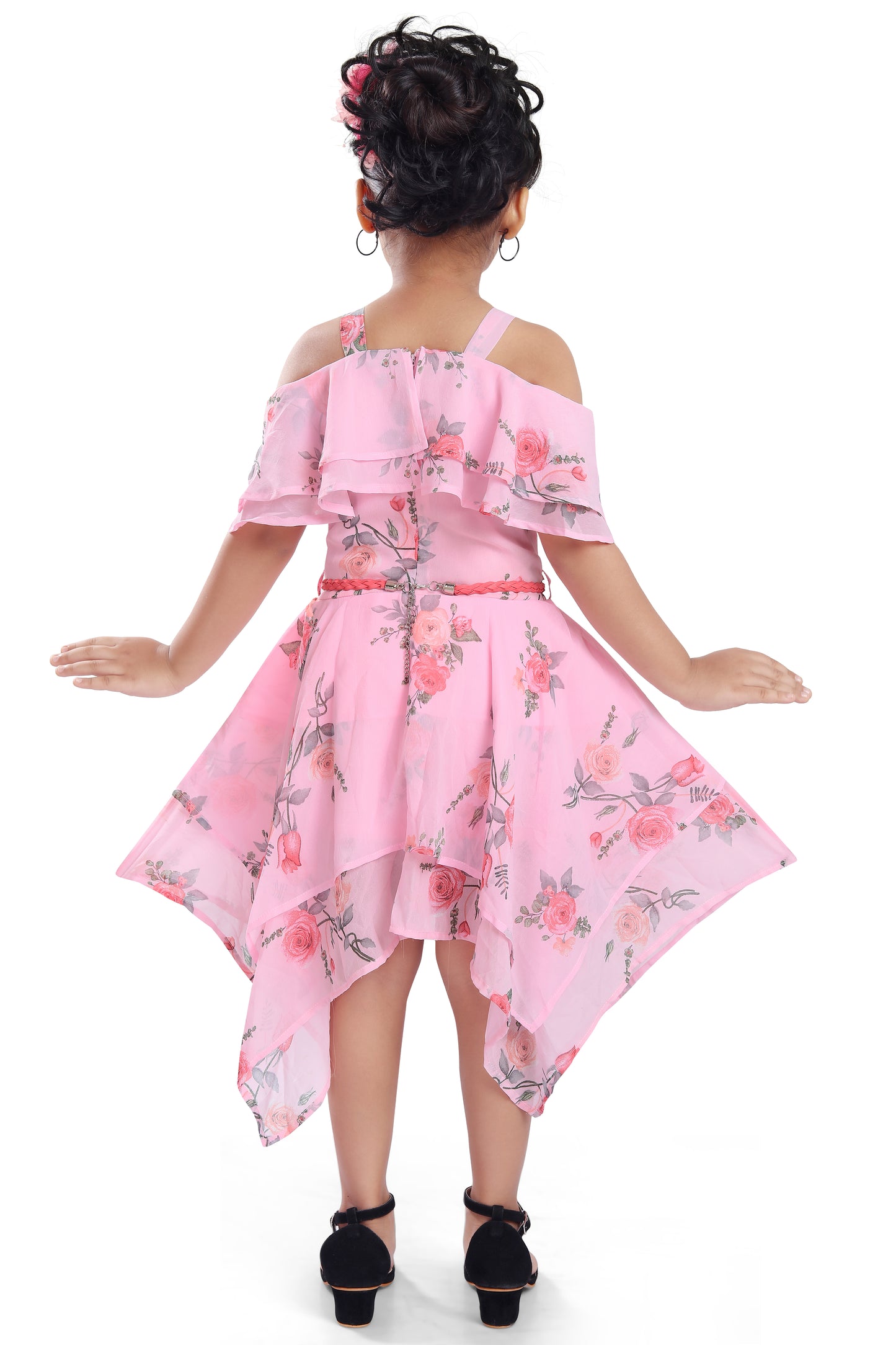 Wish Karo kids Birthday Frock Dress (stn769bpnk)