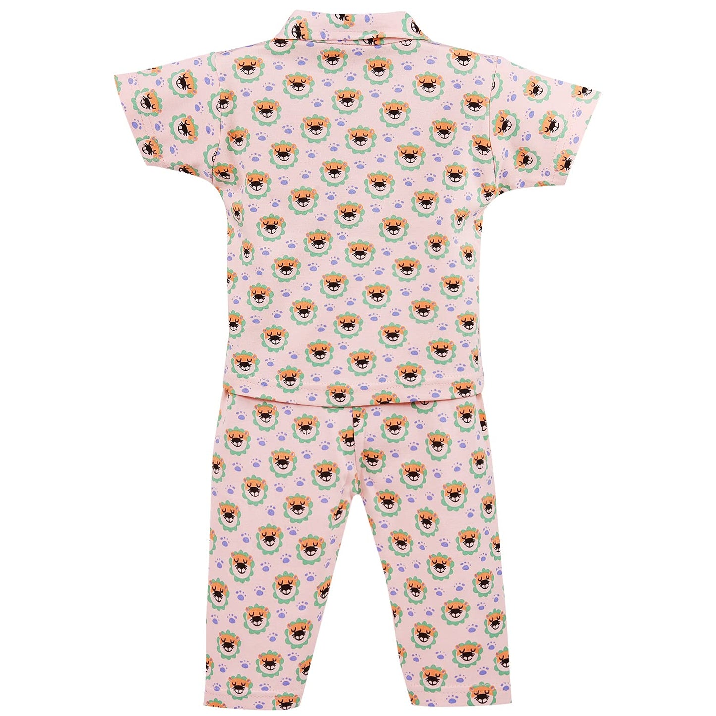 Unisex Printed Top and Bottom Pyjamas Night Dress