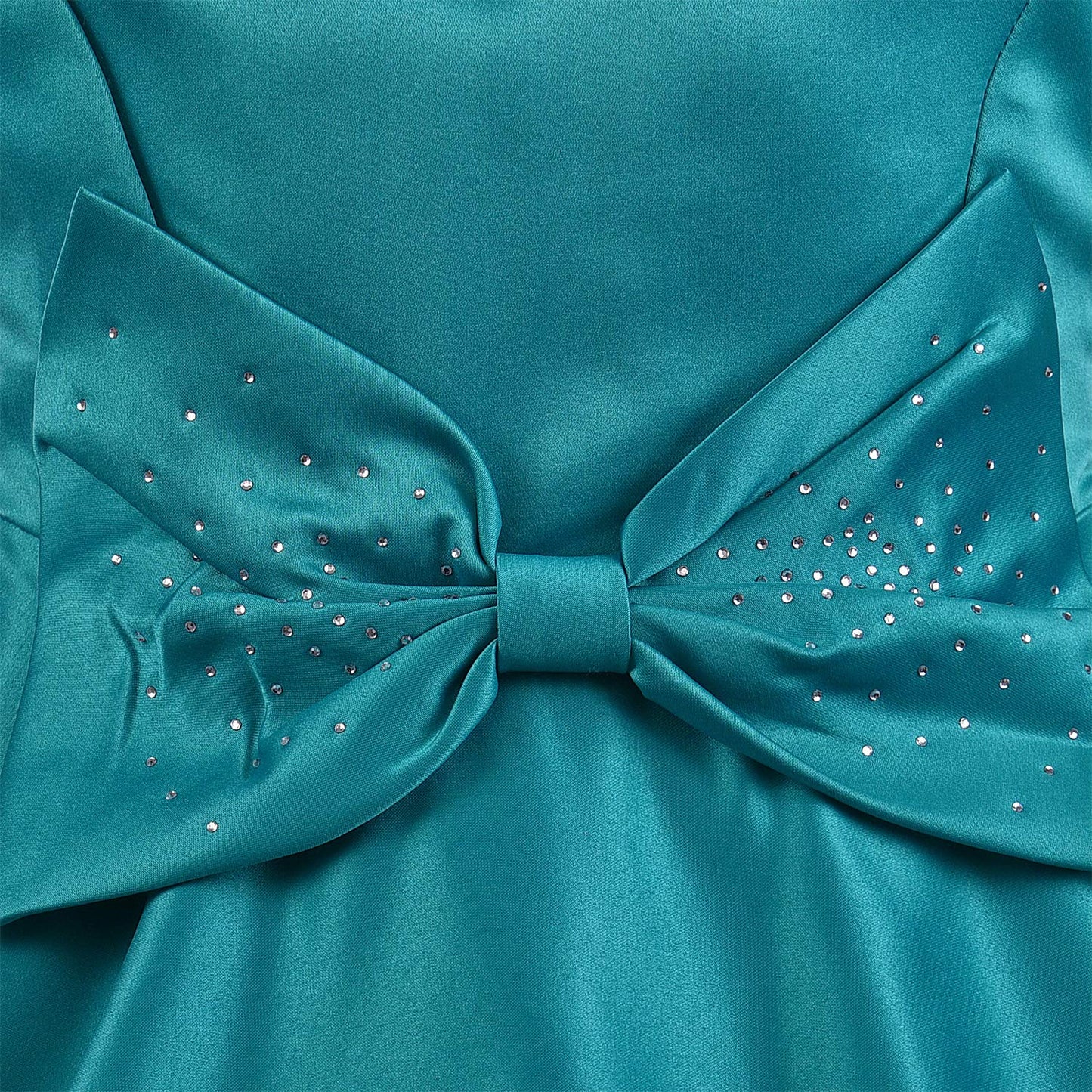 Girls A-line Sleeveless Satin dress
